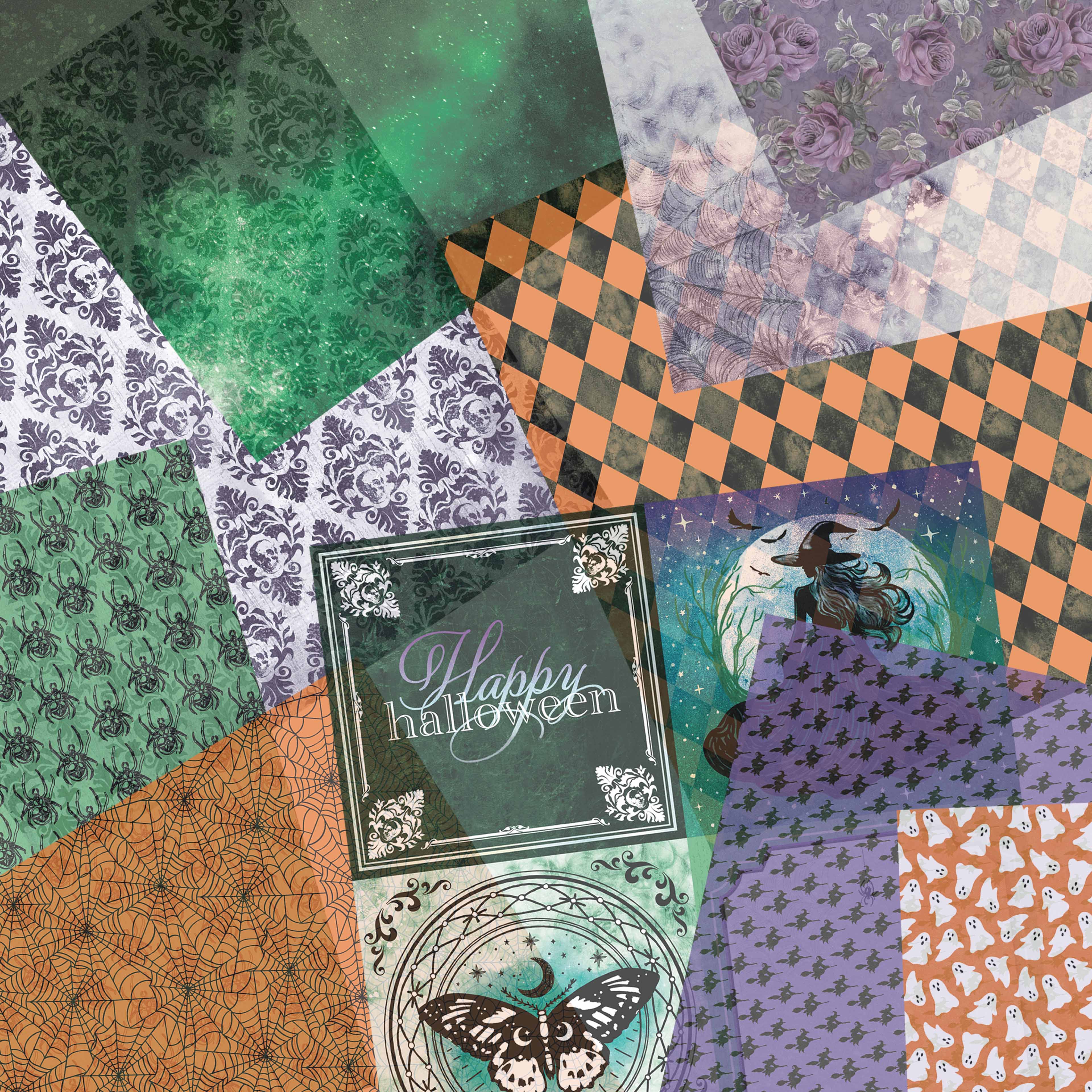 12&#x22; x 12&#x22; Halloween Colored Vellum Paper Pad by Recollections&#x2122;, 20 Sheets
