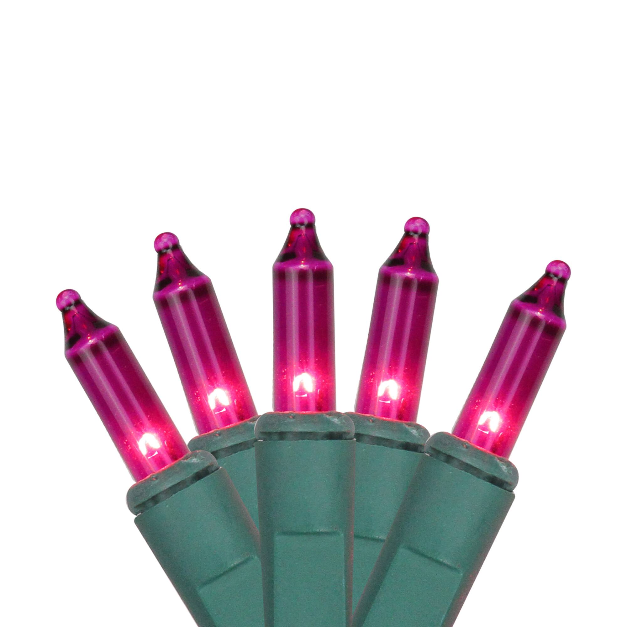 50ct. Pink & Purple Princess Mini String Lights