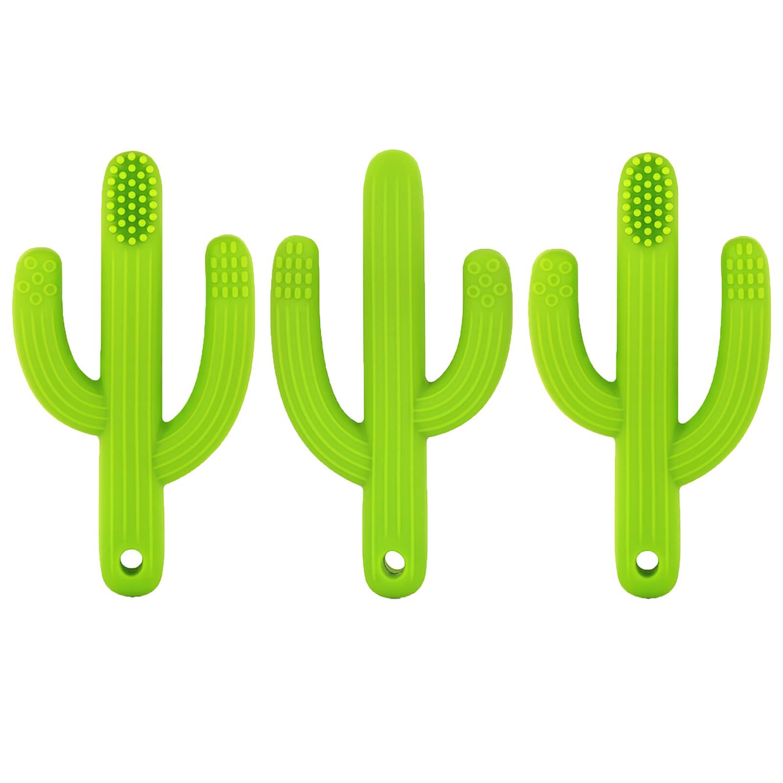 THE PENCIL GRIP Cactus Toothbrush Teether, 3ct.