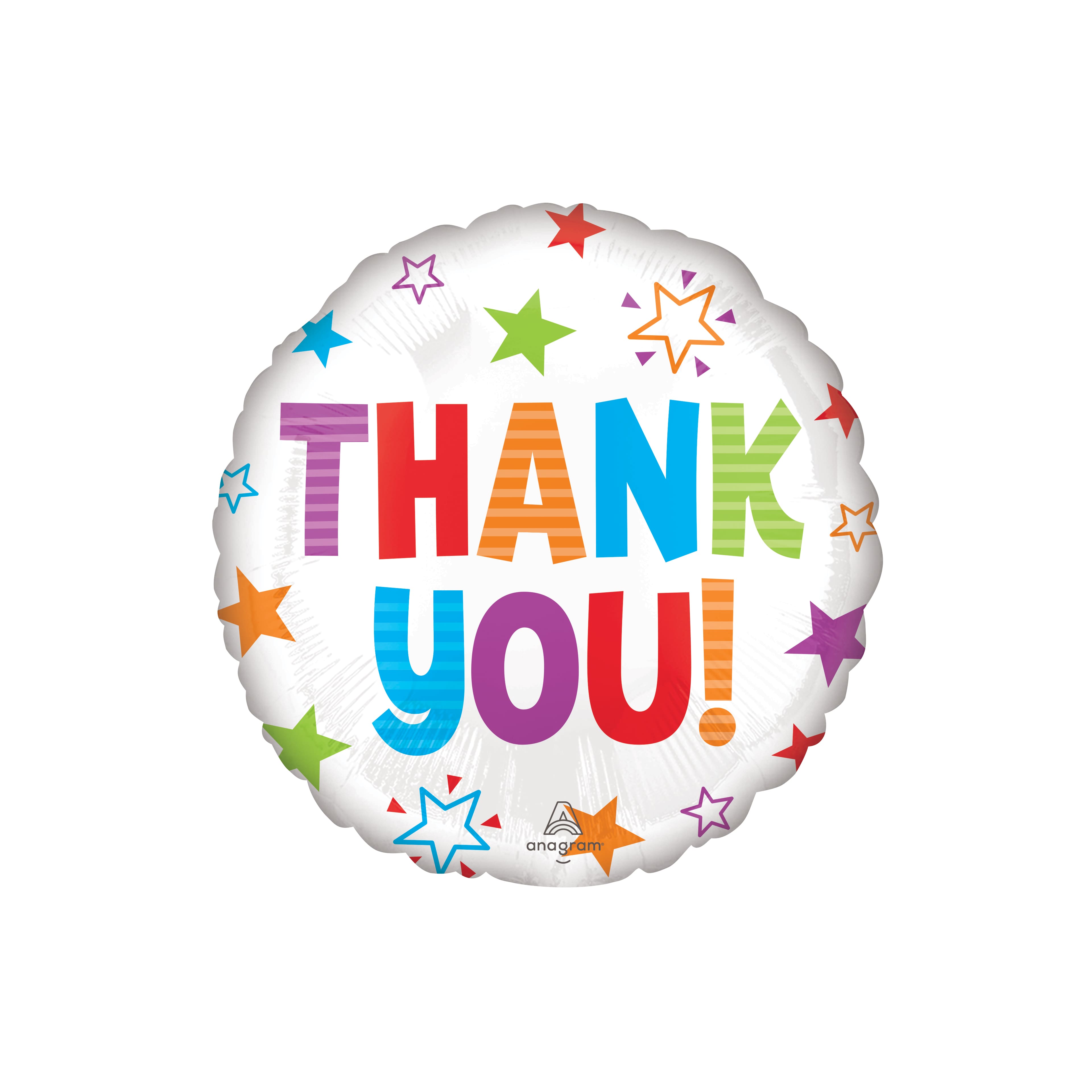 17&#x22; Thank You Mylar Balloon