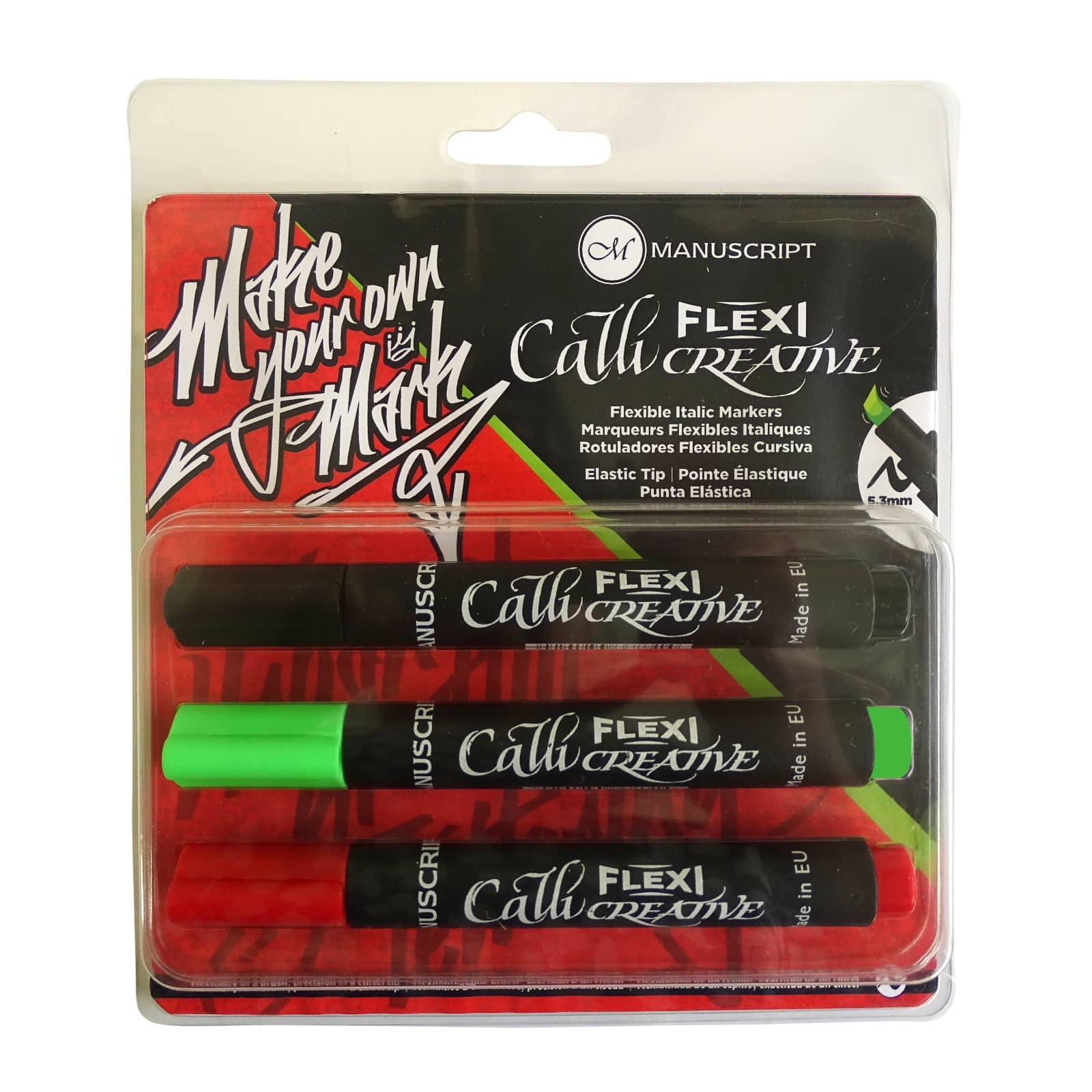 Manuscript CalliCreative 3 Color Flexi Marker Set