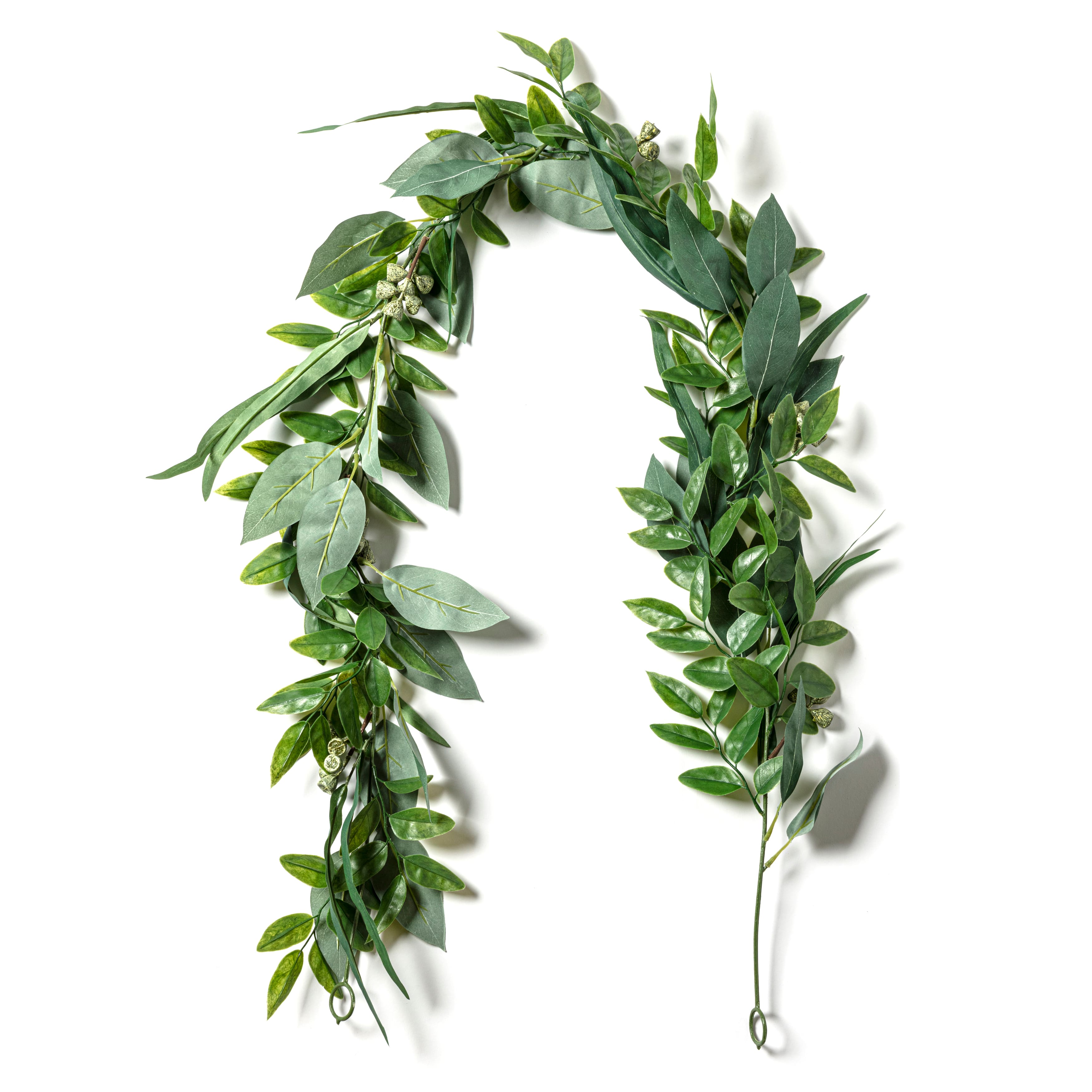 8 Pack: 6ft. Eucalyptus Garland with Green Berries by Ashland&#xAE;