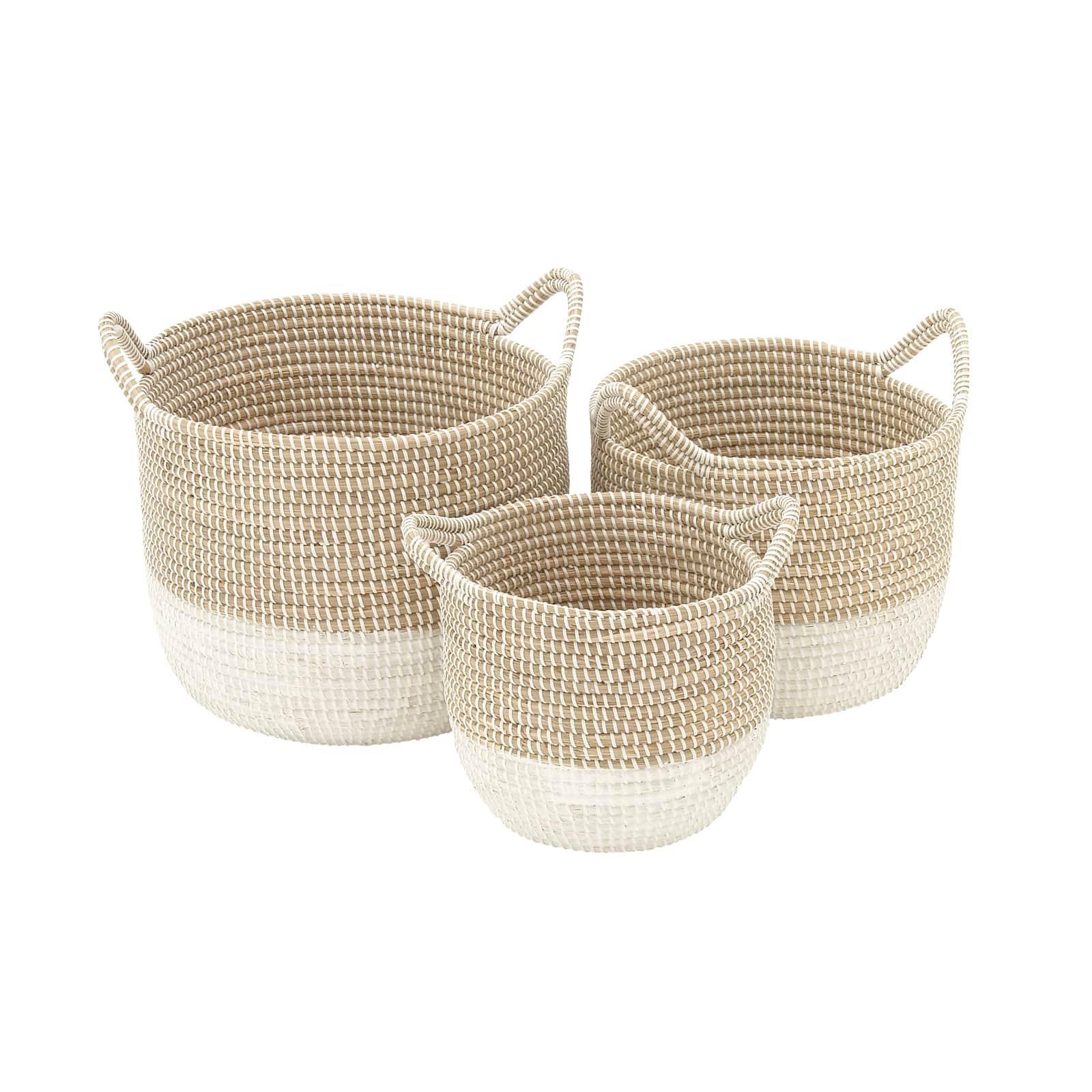 Seagrass Basket, Set of Both