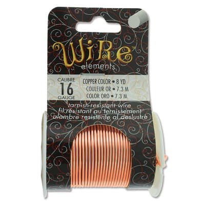 The Beadsmith® Wire™ Elements 16 Gauge Tarnish-Resistant Wire