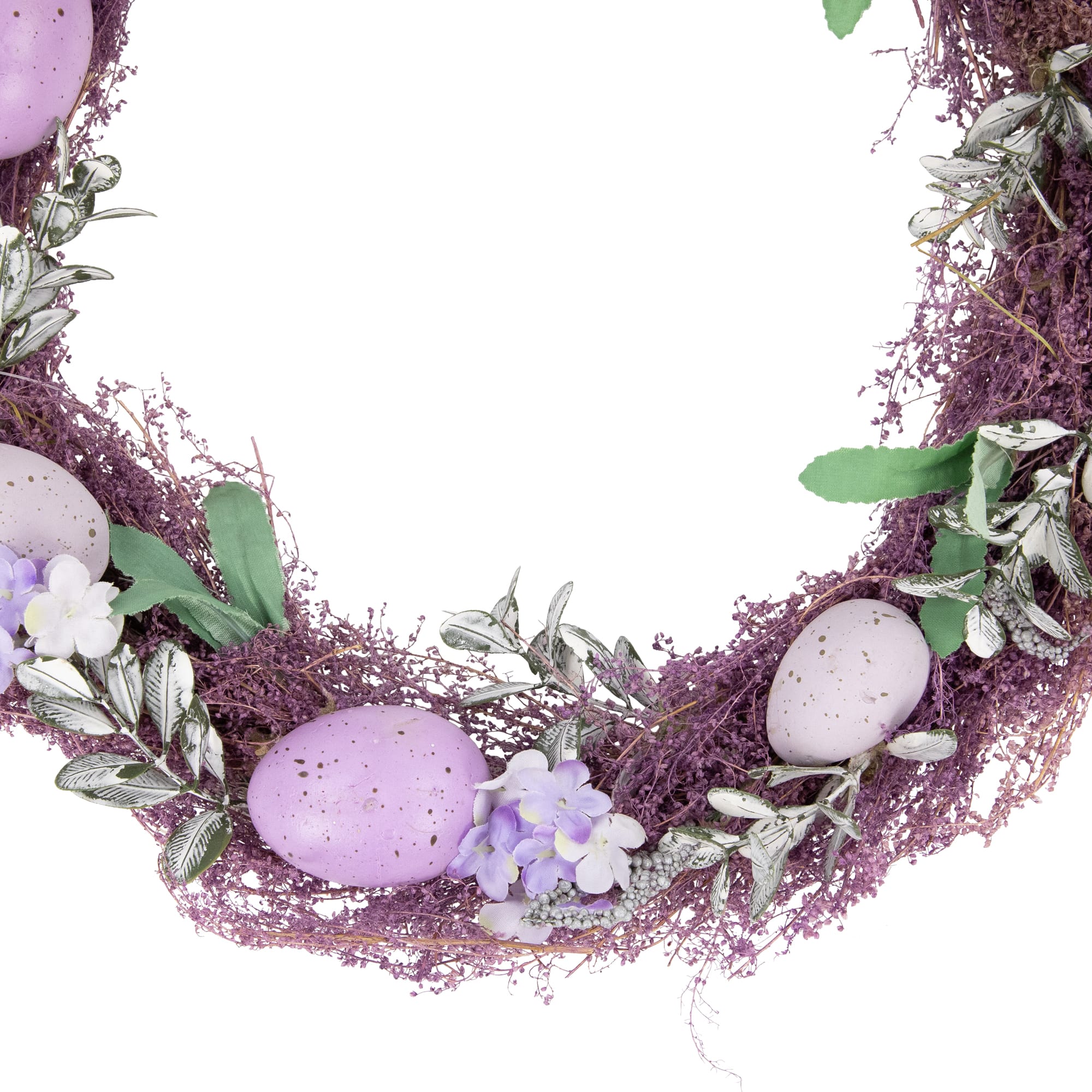 12" Lavender Speckled Egg Twig Wreath