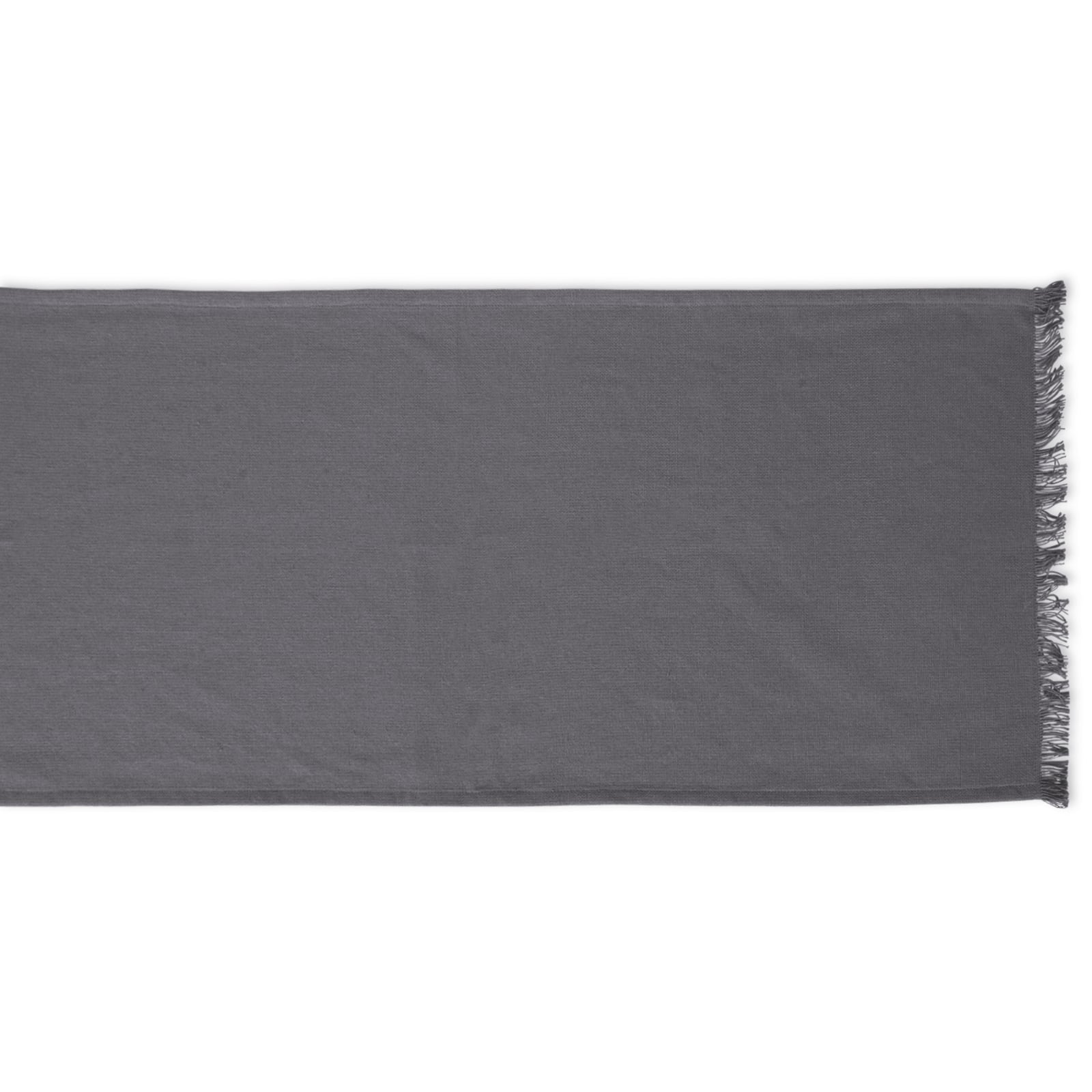 DII&#xAE; 108&#x22; Solid Heavyweight Fringed Table Runner