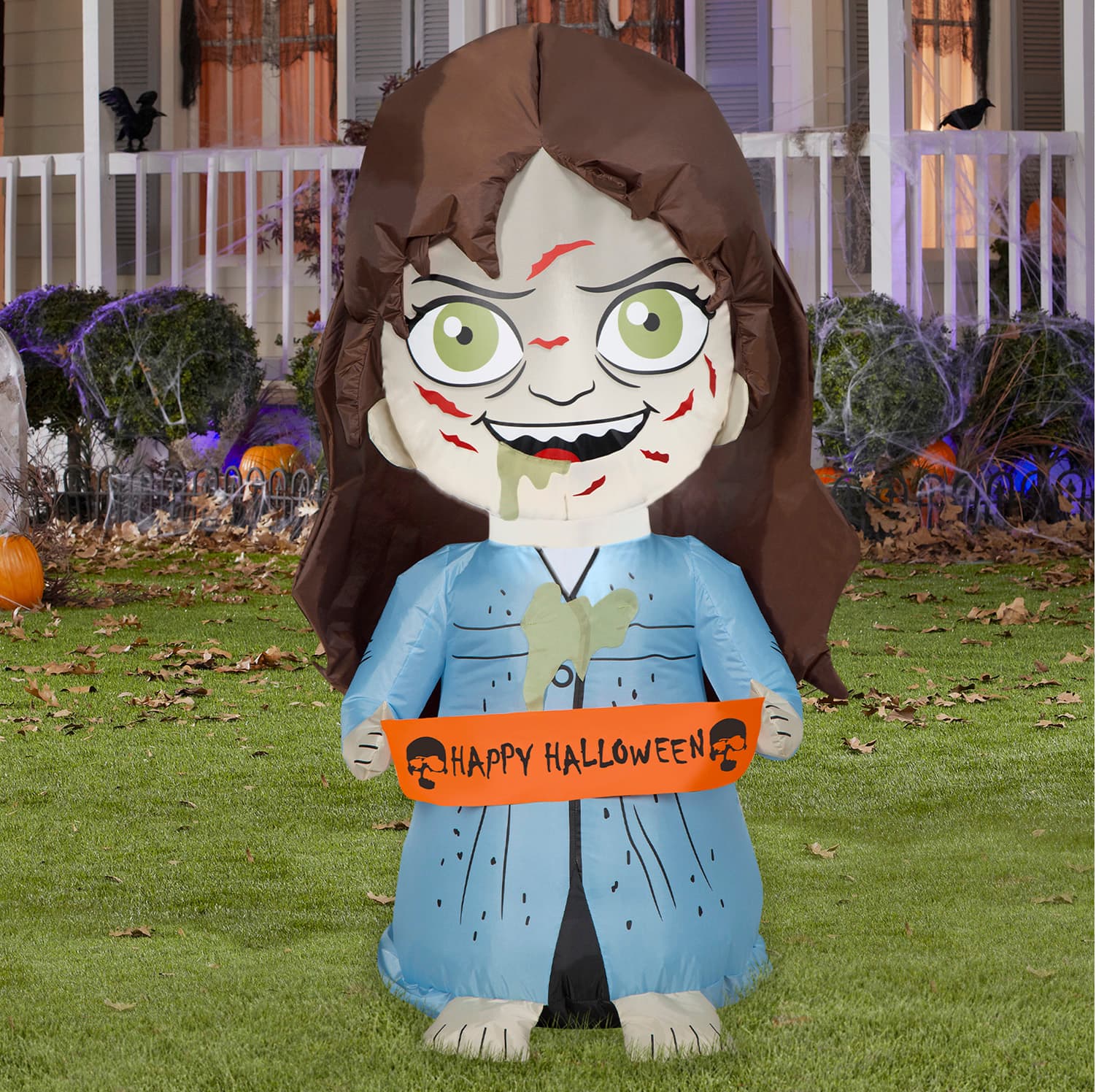 3.5ft. Airblown® Halloween Inflatable The Exorcist Stylized Regan