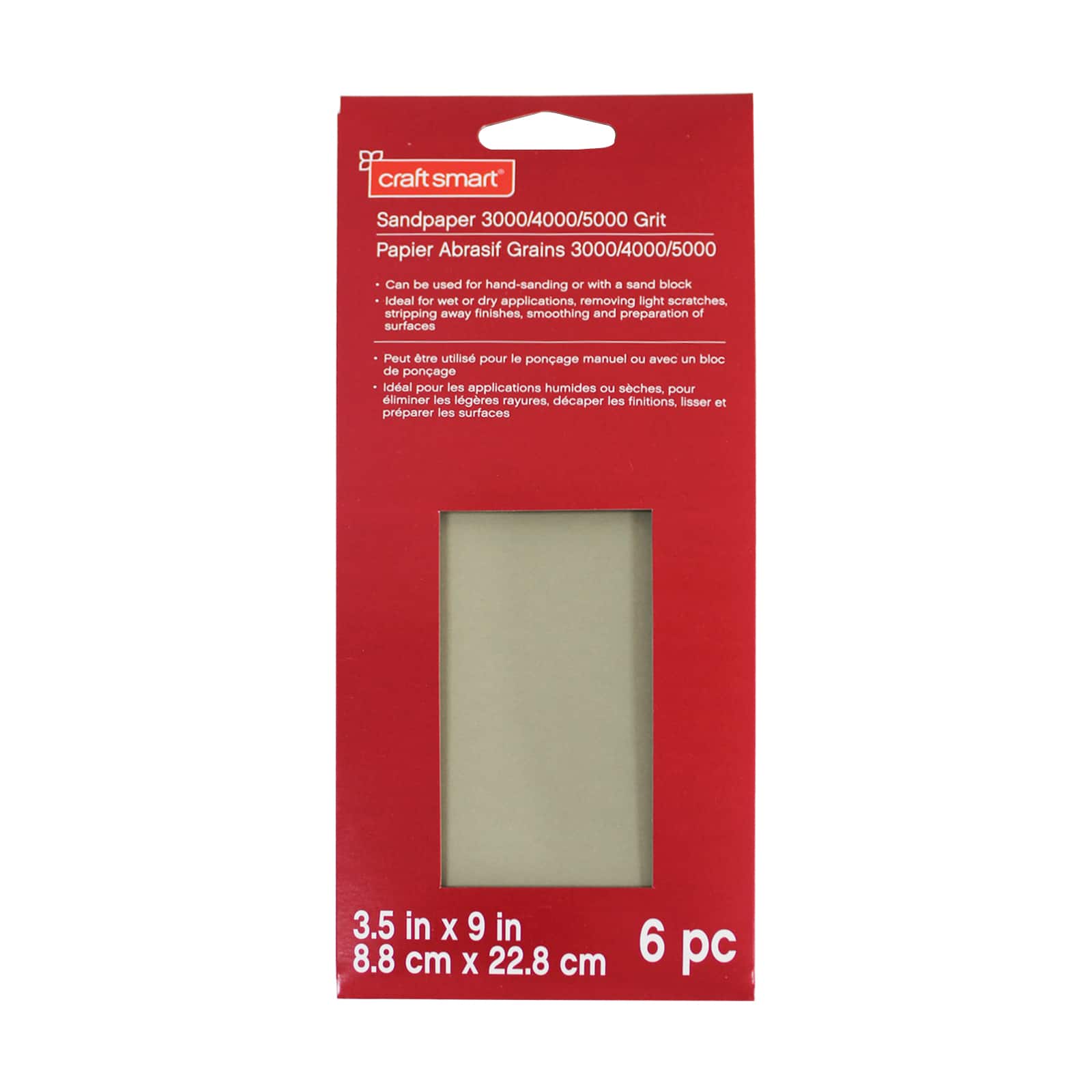 12 Packs: 6 ct. (72 total) Sandpaper by Craft Smart®, Assorted Grit