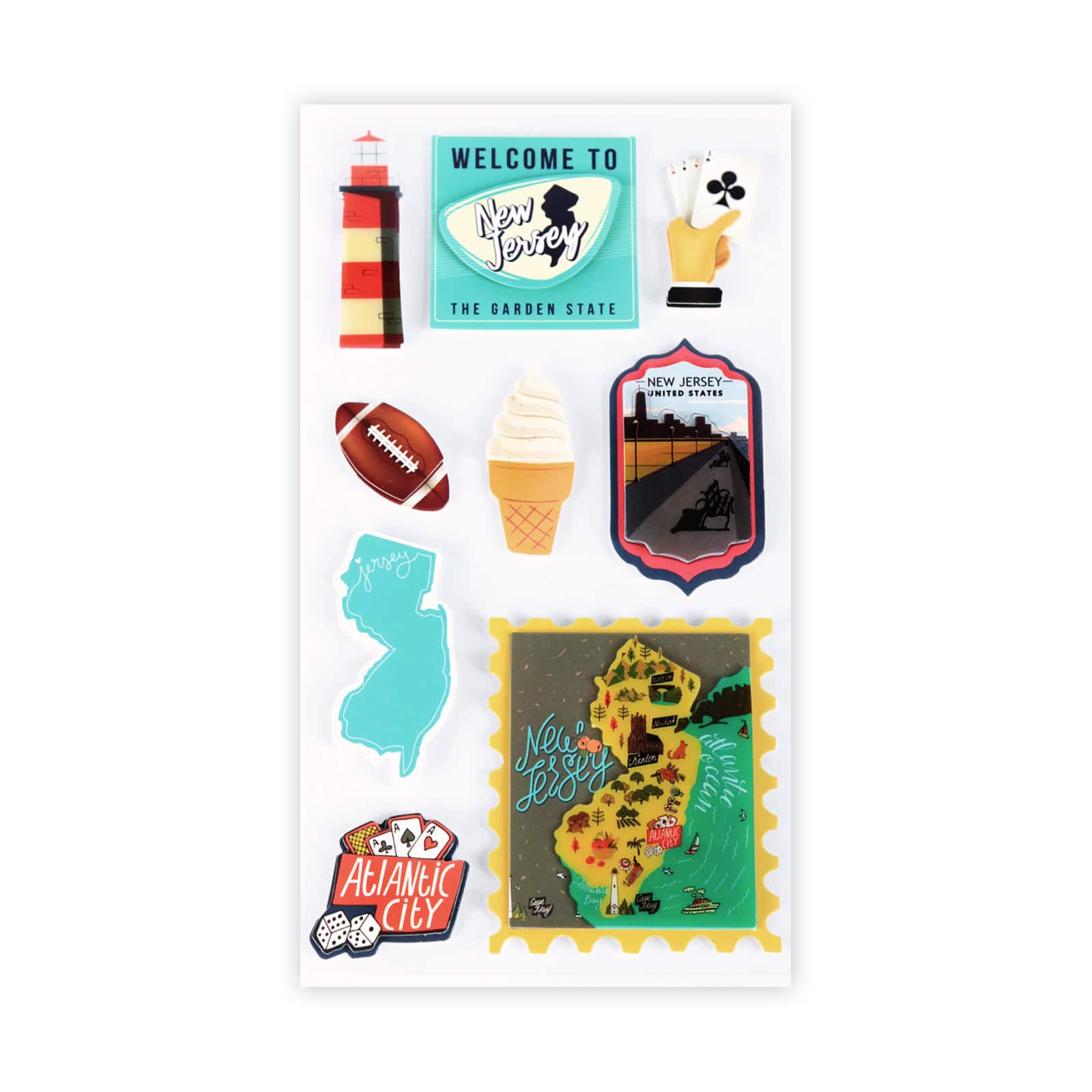 New Jersey Dimensional Stickers by Recollections&#x2122;