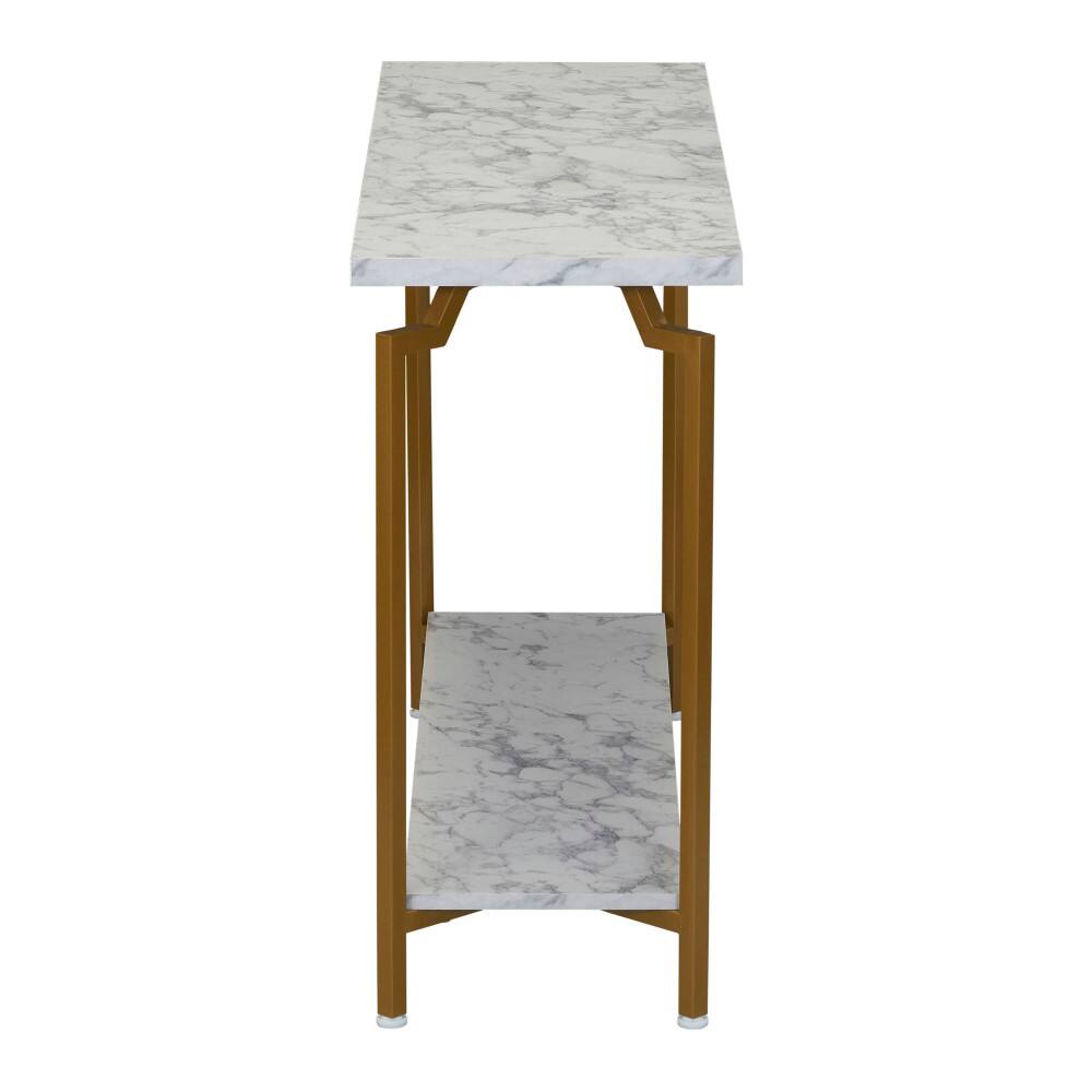 Household Essentials Crown Console 23&#x22; 2-Tier Console Table