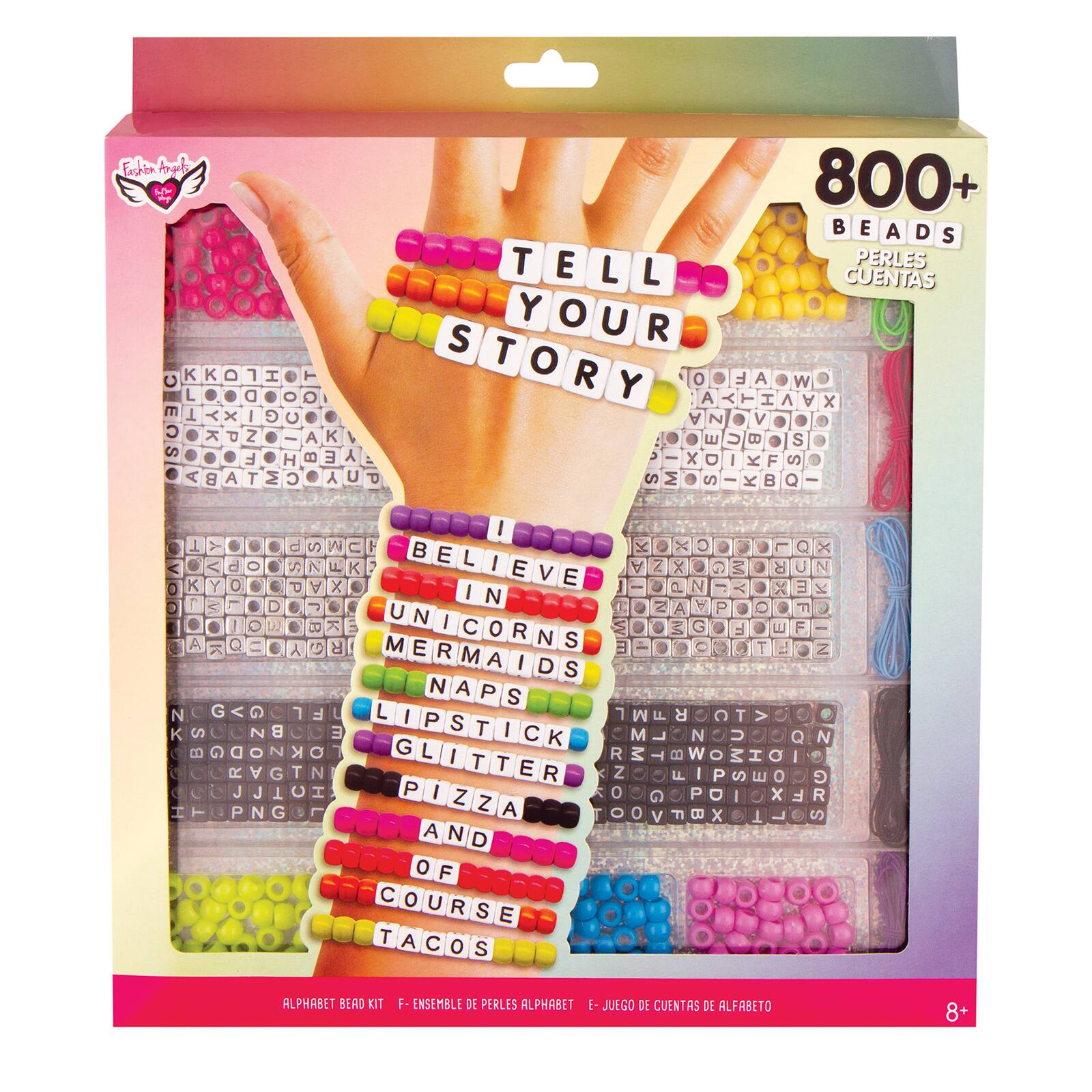 Fashion Angels® Tell Your Story™ Alphabet Bead Kit Jewelry Kits