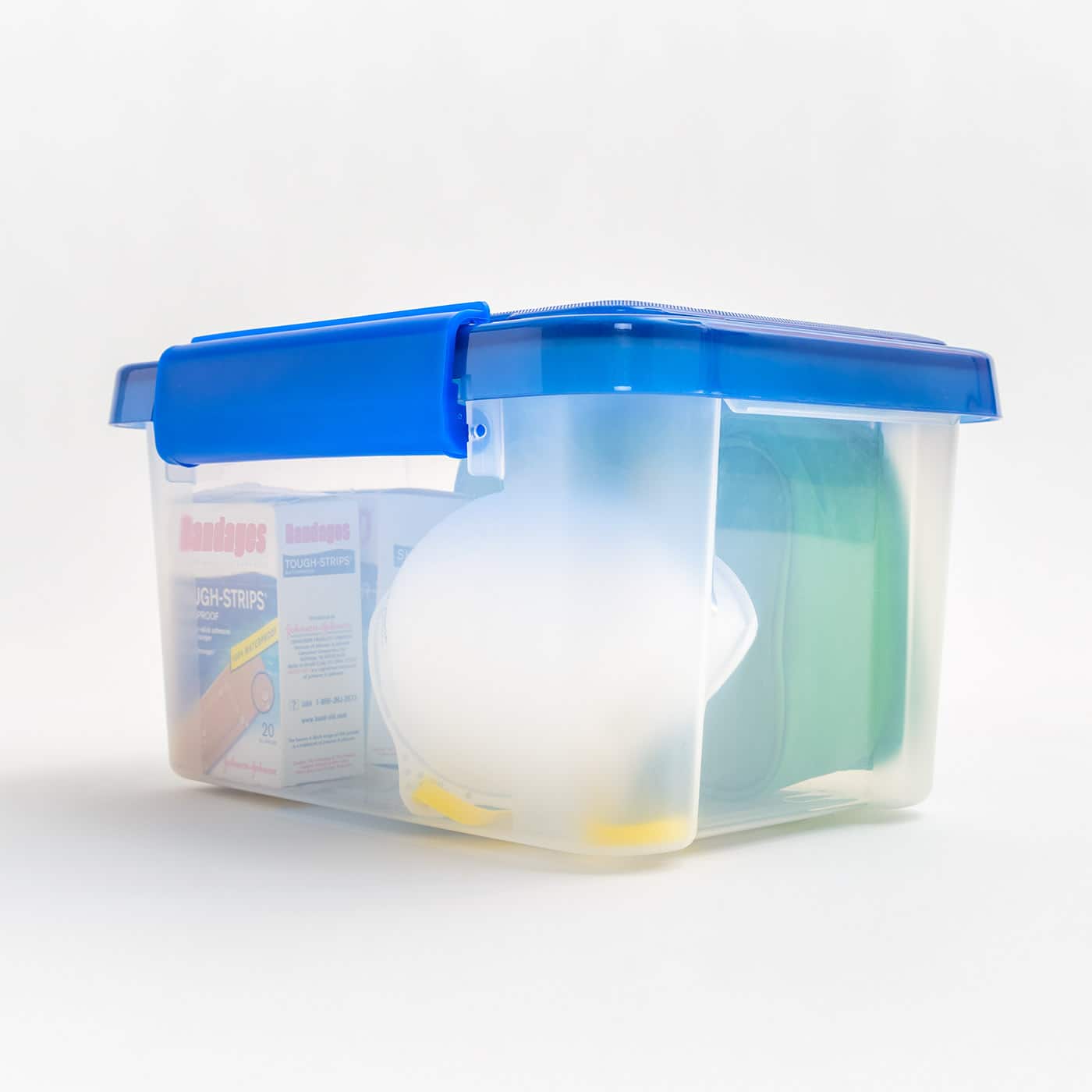 IRIS&#xAE; Letter &#x26; Legal Size Element Resistant Clear File Box