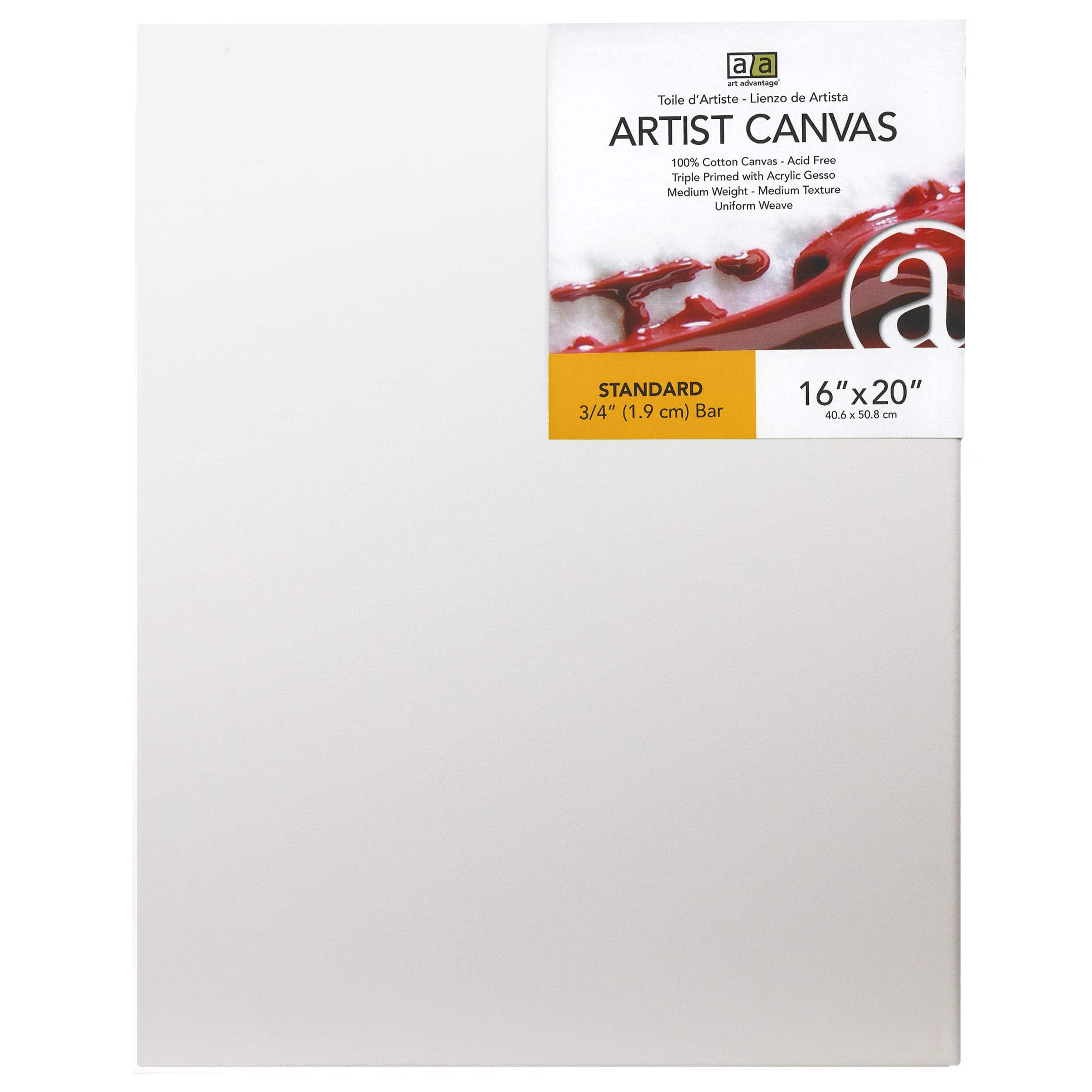 Art Advantage® Visual Edge Artist Canvas | Michaels