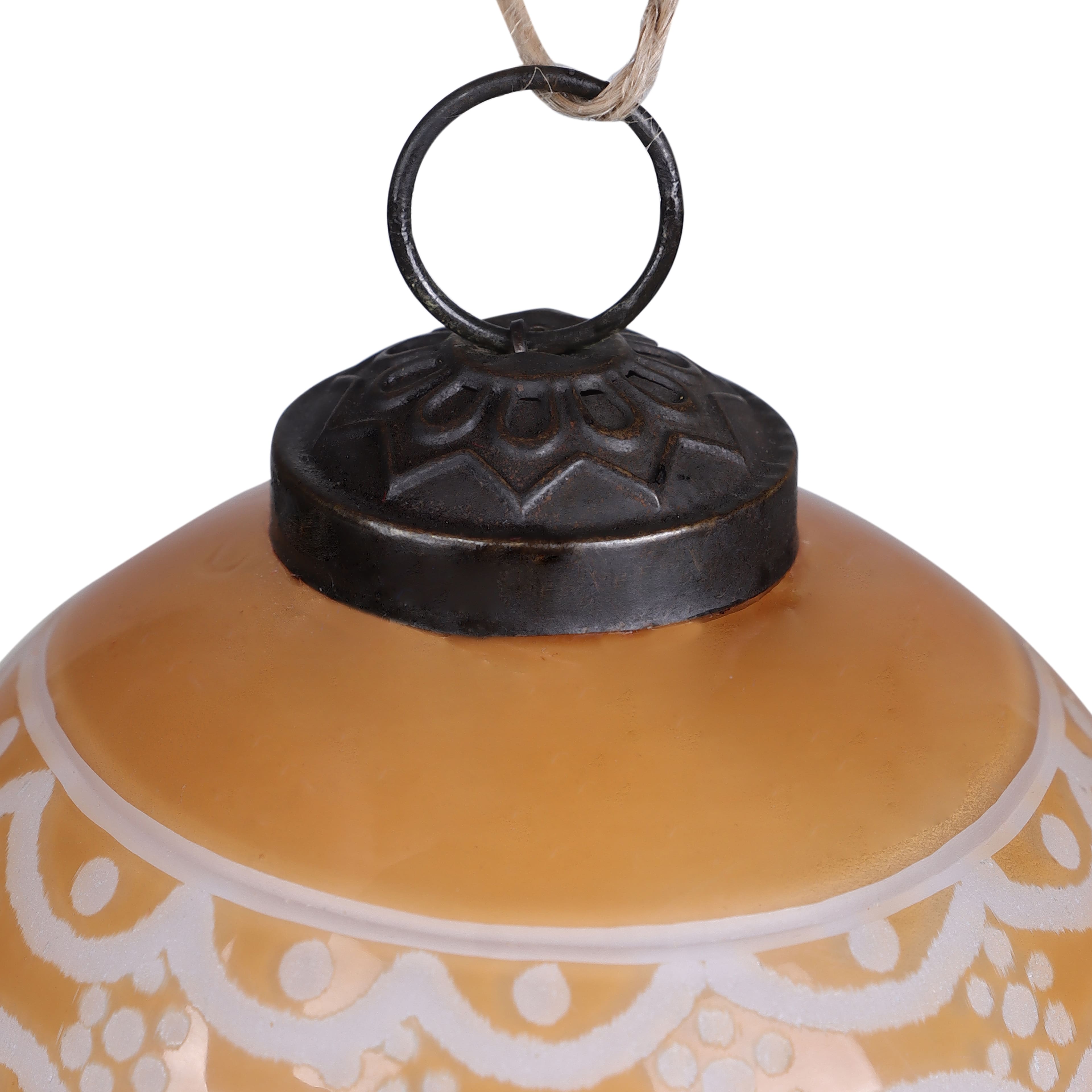 3&#x22; Light Brown Gingerbread Glass Ball Ornament by Ashland&#xAE;