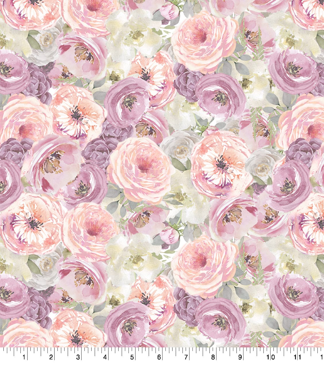 Suzanne Nicoll Peony Packed Floral Cotton Fabric | Michaels