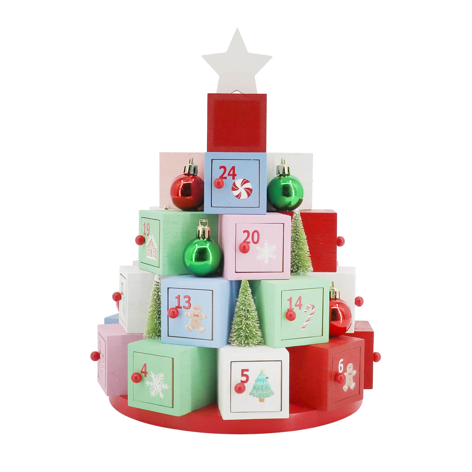 11.75&#x22; Christmas Tree Advent Calendar by Ashland&#xAE;