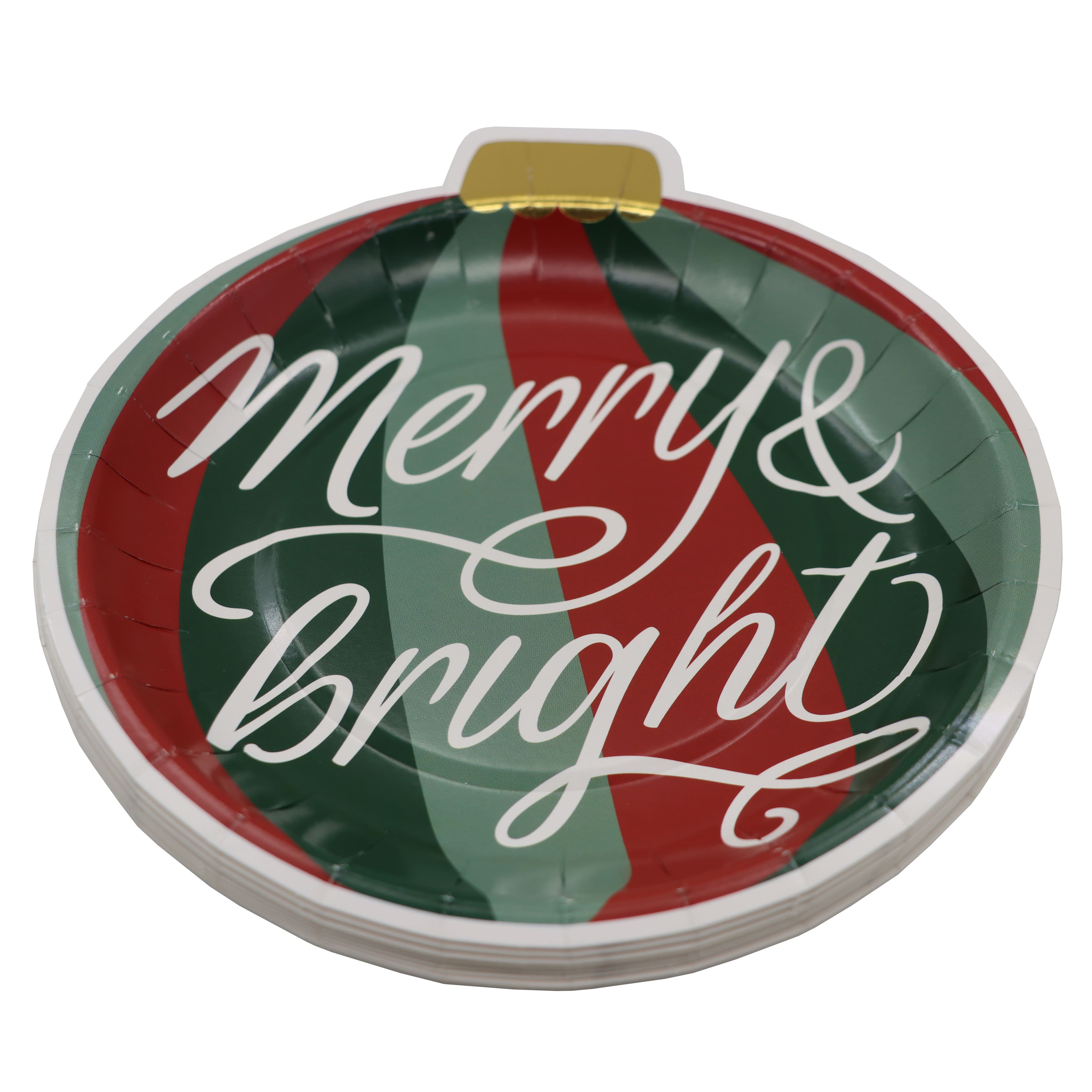 7&#x22; Ornament Paper Plates, 12ct. by Celebrate It&#x2122;