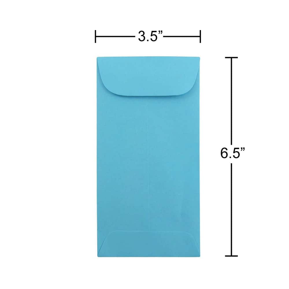 JAM Paper 3.5&#x22; x 6.5&#x22; Coin Business Envelopes, 50ct.