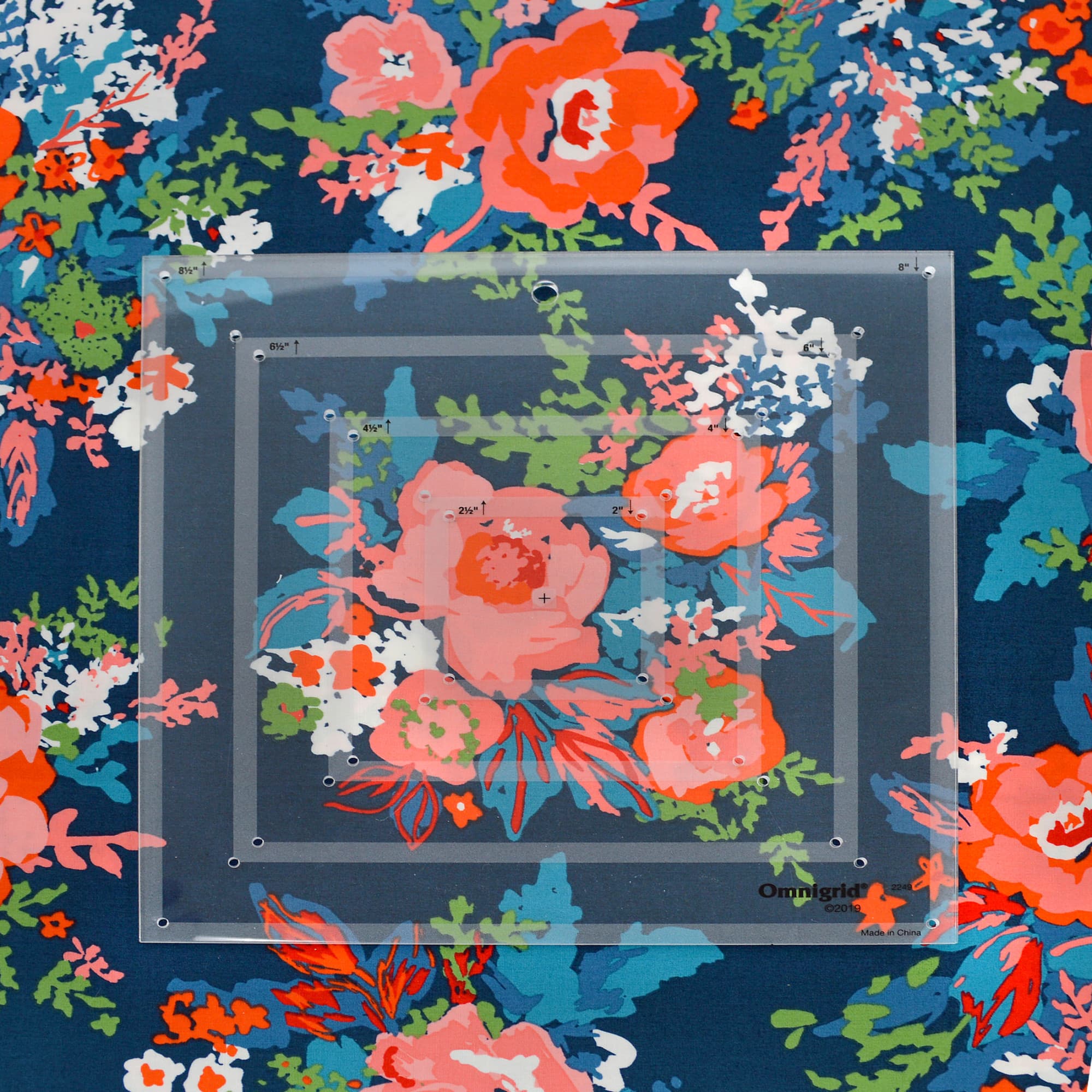 Omnigrid® Fussy Cut Square Quilting Template Set