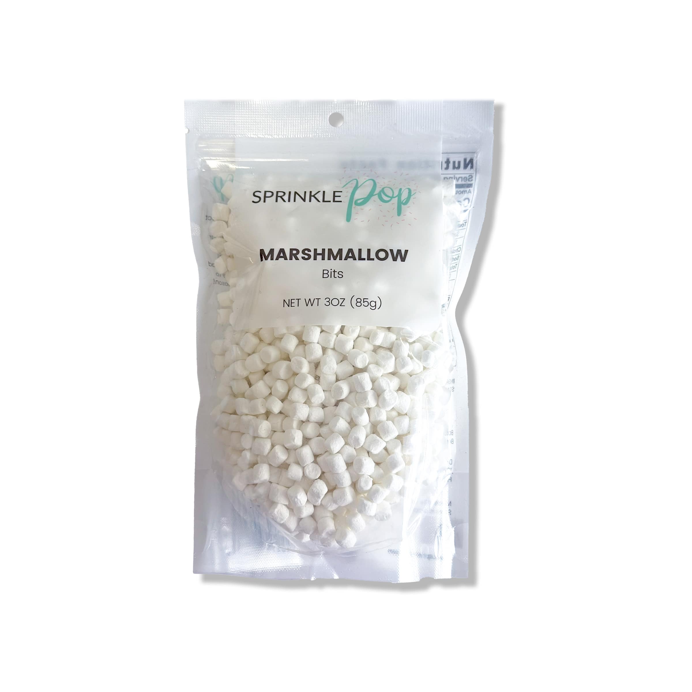 Sprinkle Pop 3oz. White Marshmallow Bits