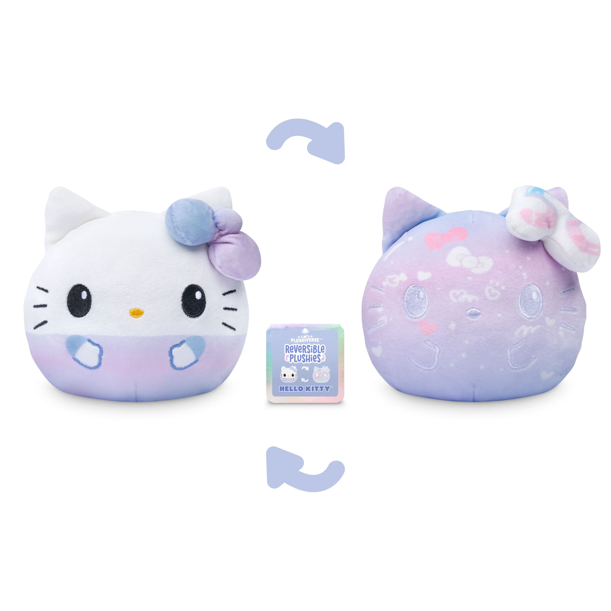 Sanrio&#xAE; TeeTurtle Hello Kitty&#xAE; 50th Anniversary 4&#x22; Purple Reversible Plushie