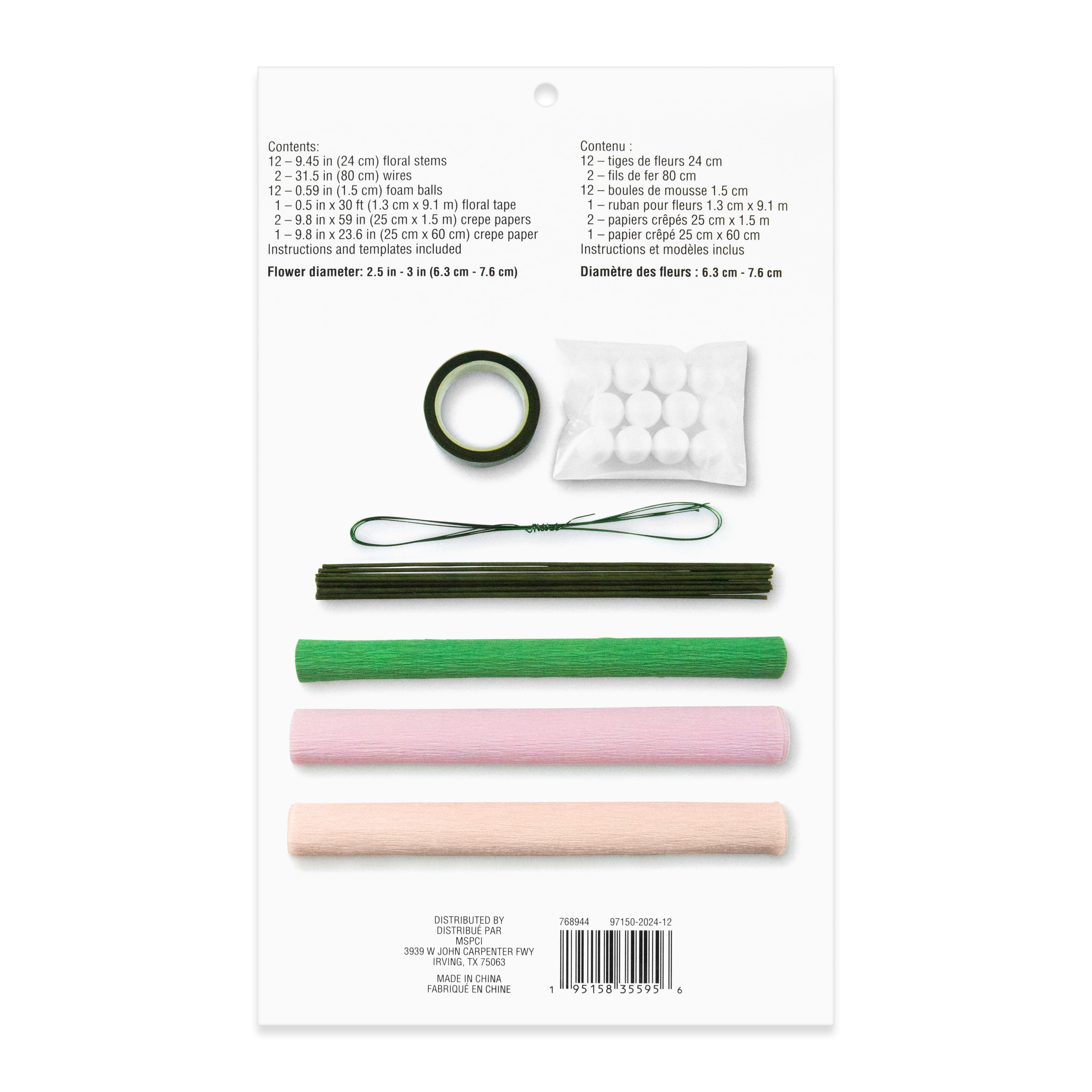 Trousse de cr&#xE9;ation de petits renoncules en papier cr&#xEA;p&#xE9; de Recollections 
