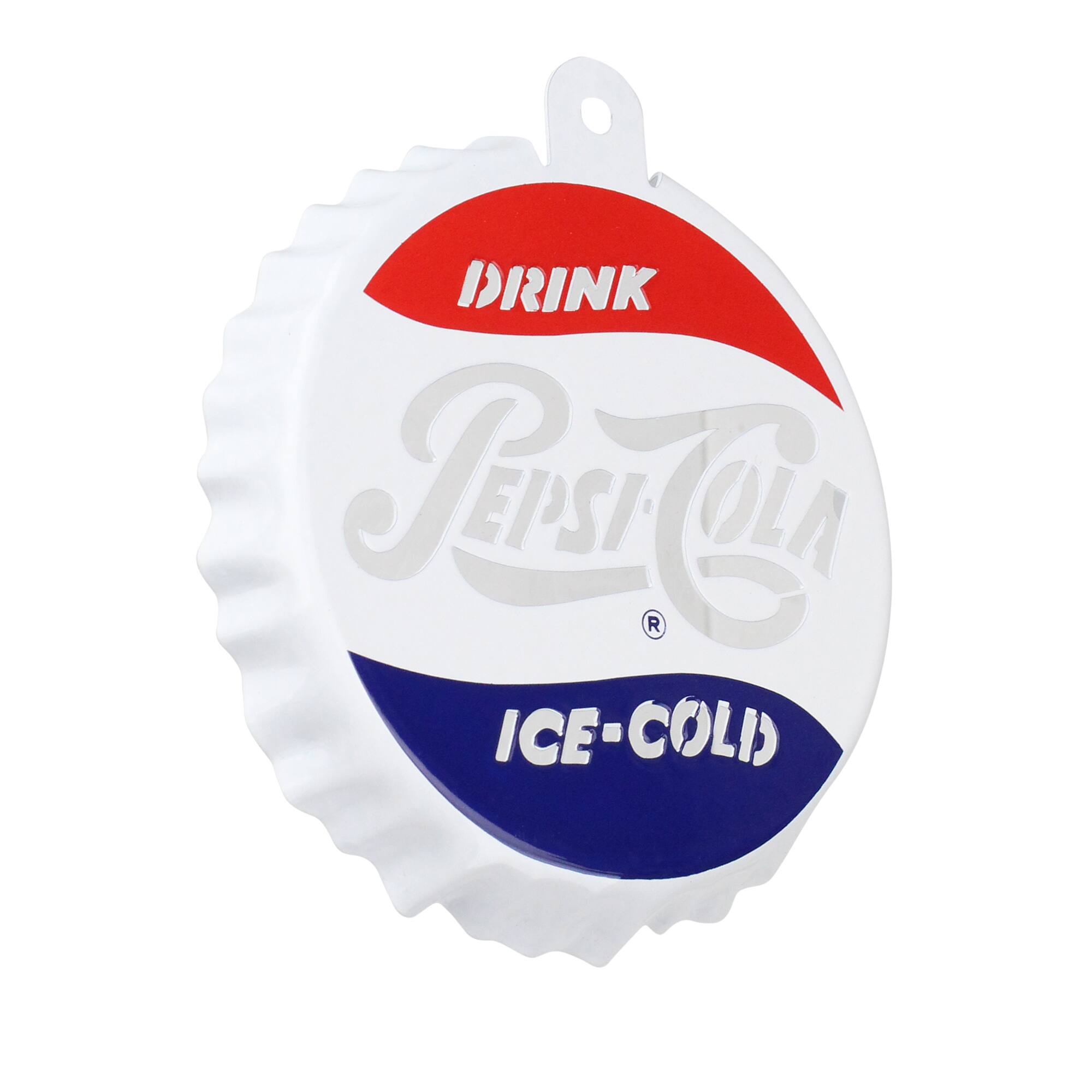 3.25&#x22; Pepsi-Cola Logo Bottle Cap Ornament