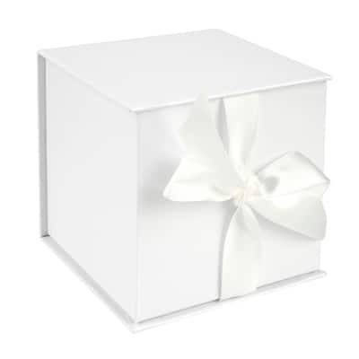 Small White Ribbon Box by Celebrate It™ | Michaels