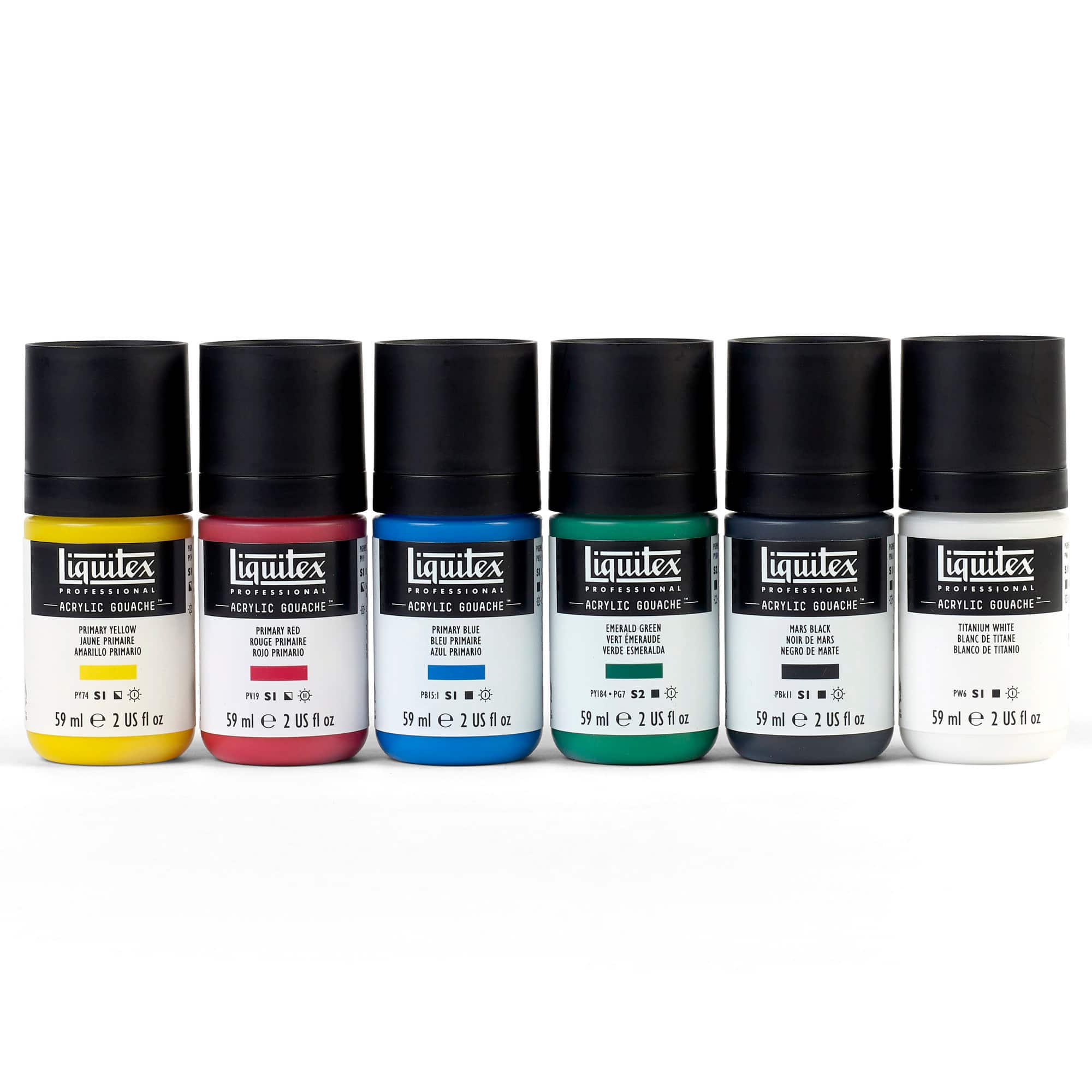 Liquitex® Professional Primaries 2oz. Acrylic Gouache, 6ct.