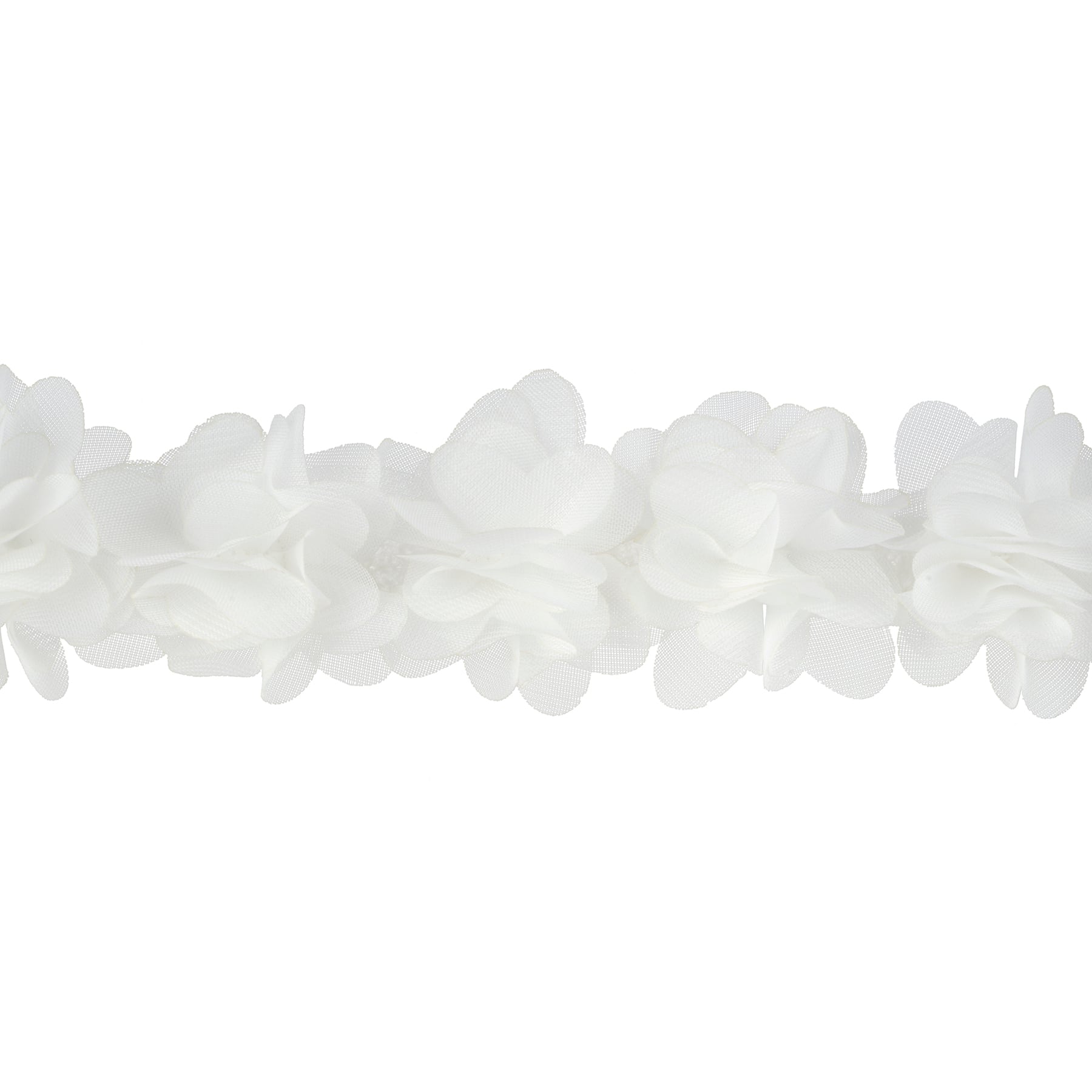 2.1&#x22; Rosettes Chiffon Trim by Celebrate It&#xAE;