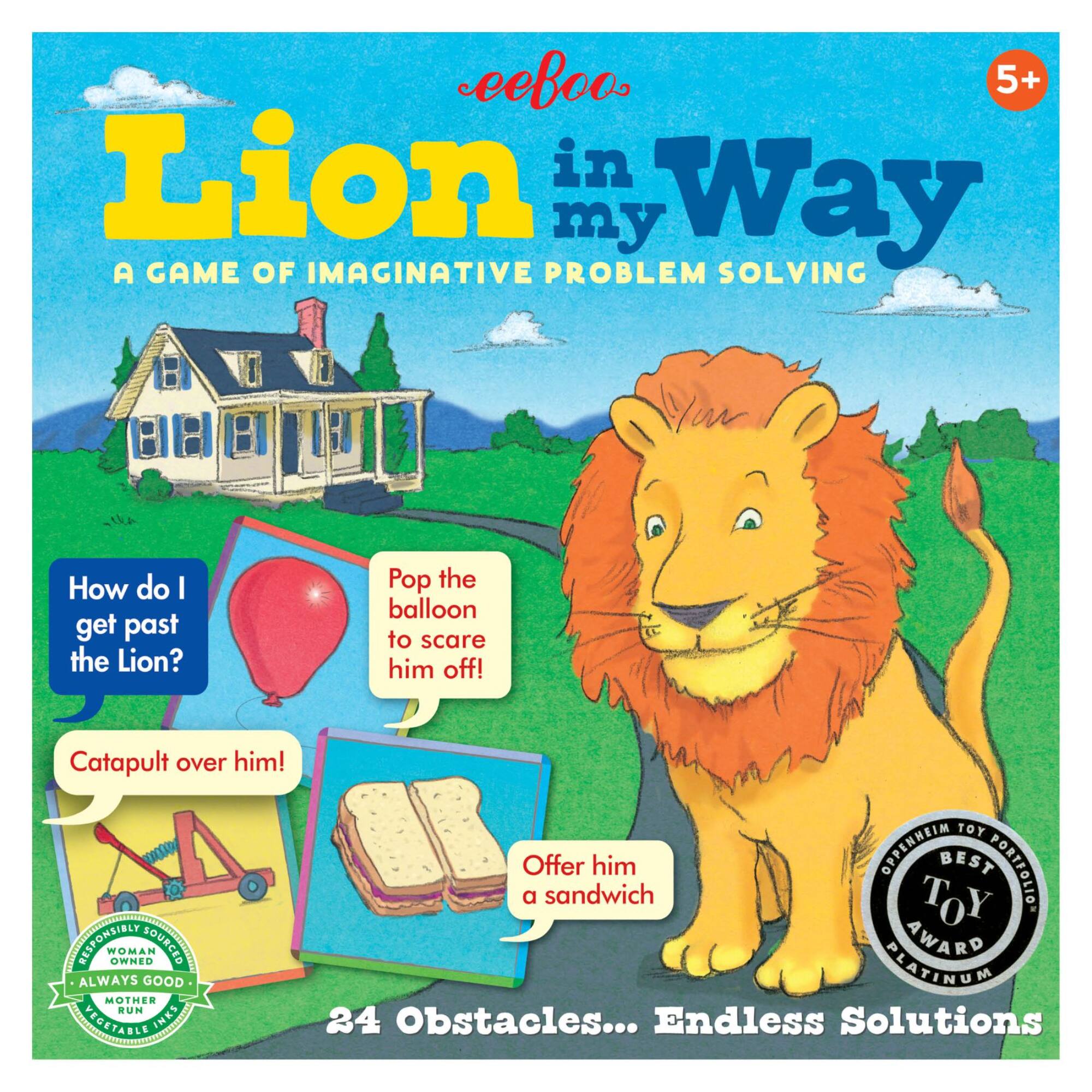 eeBoo Lion in my Way Problem Solving Game