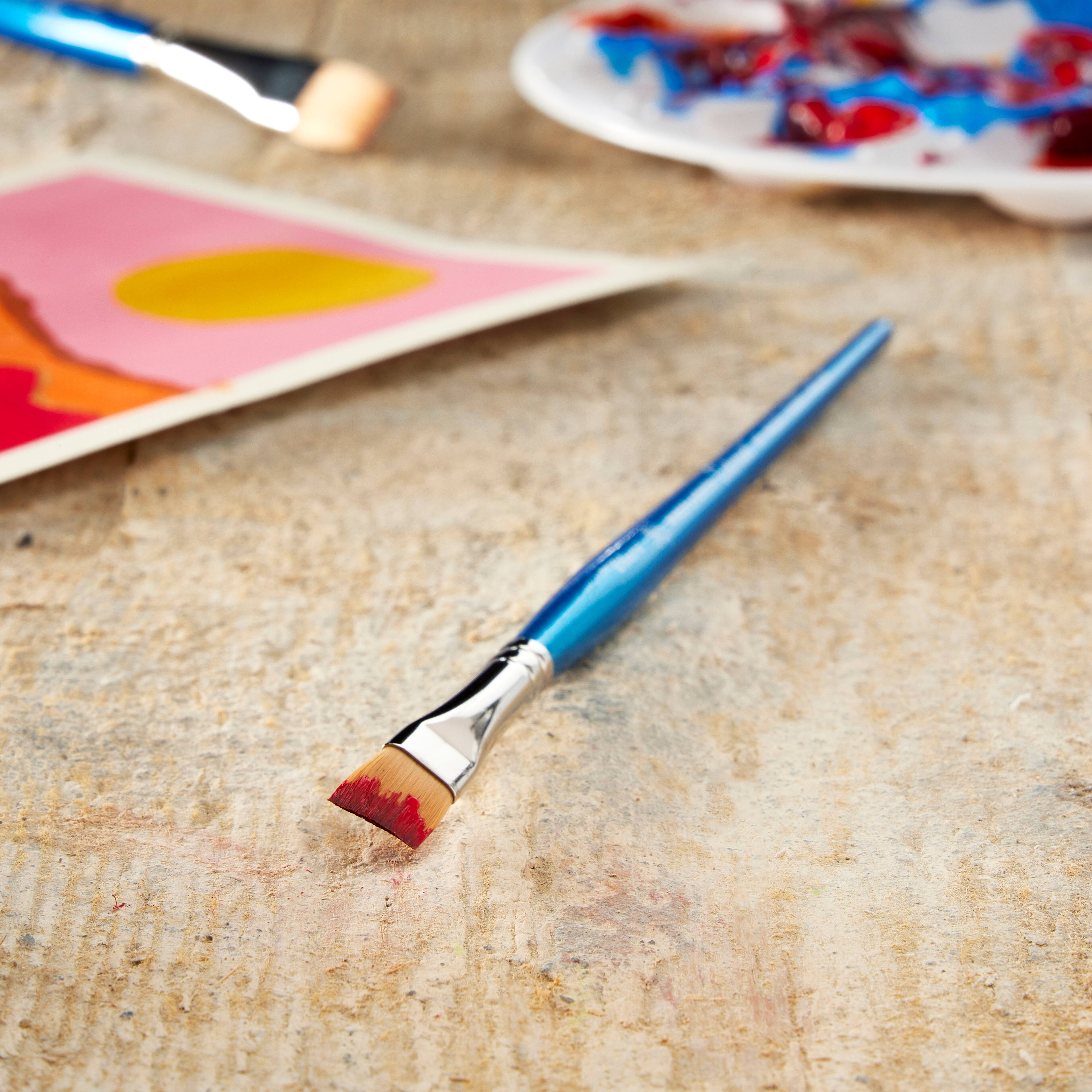 12 Pack: Cotman Watercolour™ Short Handle Angle Brush