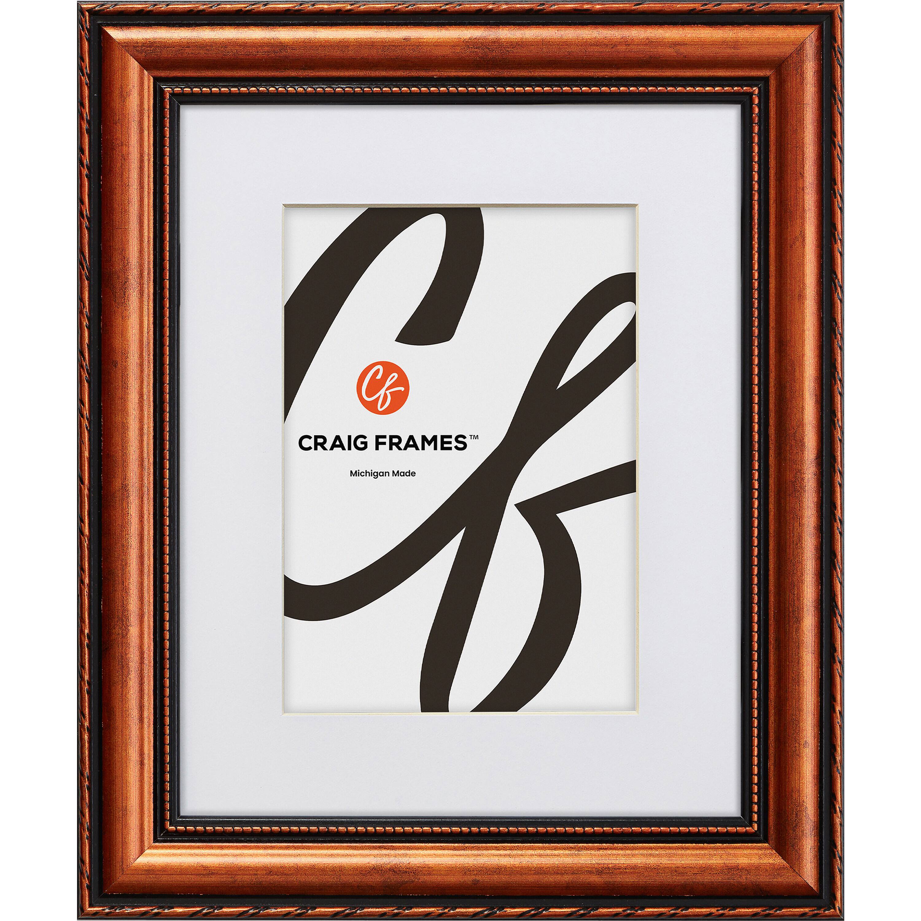 4 Pack Craig Frames Victoria Copper Picture Frame with Mat