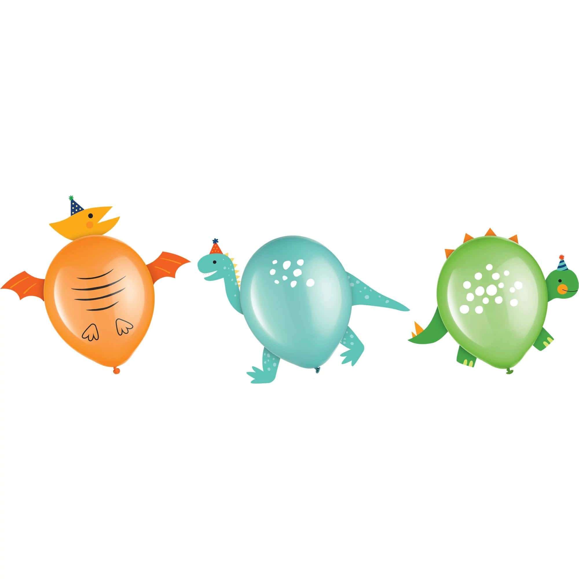 12&#x22; Dino-Mite Latex Party Balloon Decorating Kit