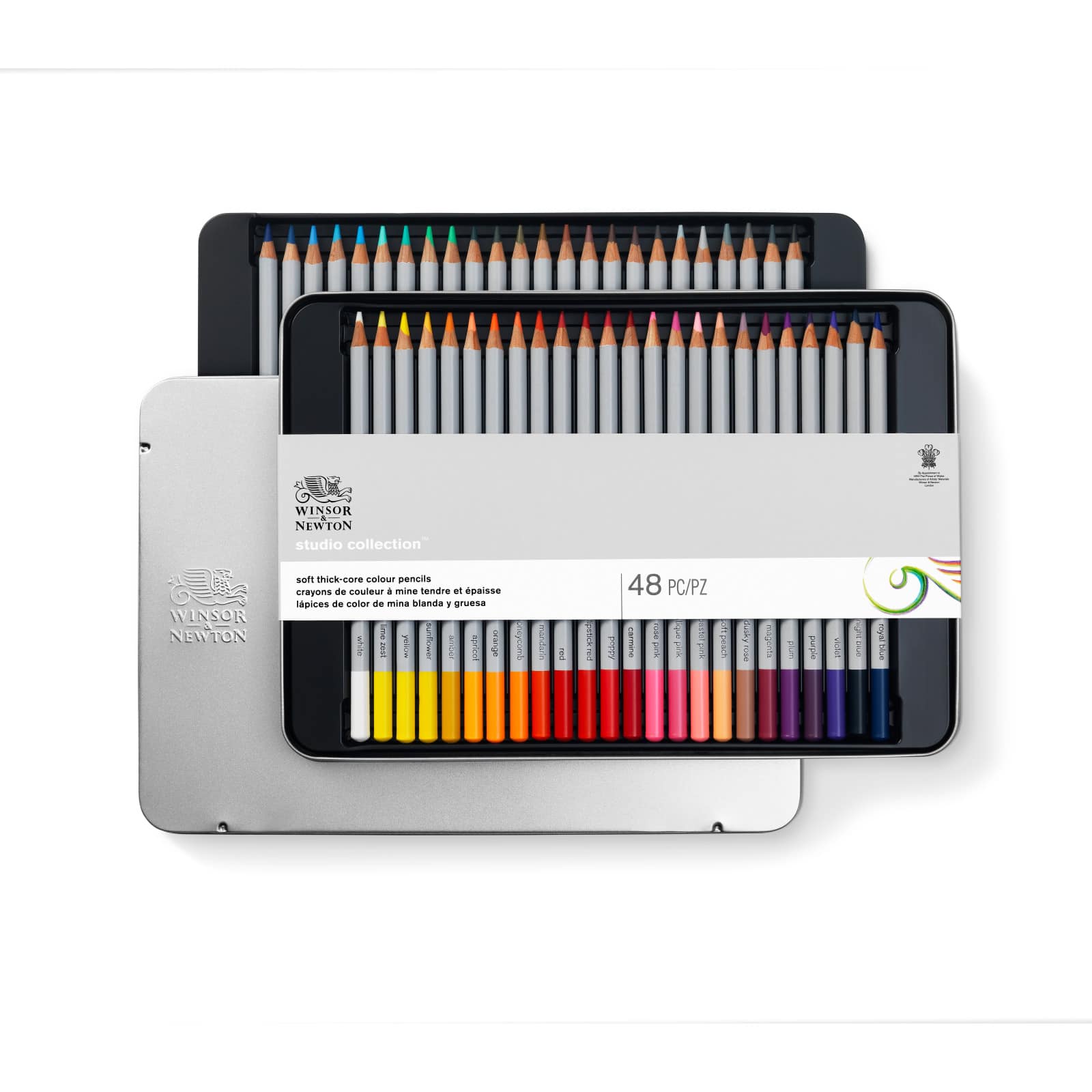 Winsor &#x26; Newton&#x2122; Studio Collection&#x2122; 48 Color Pencil Tin Set