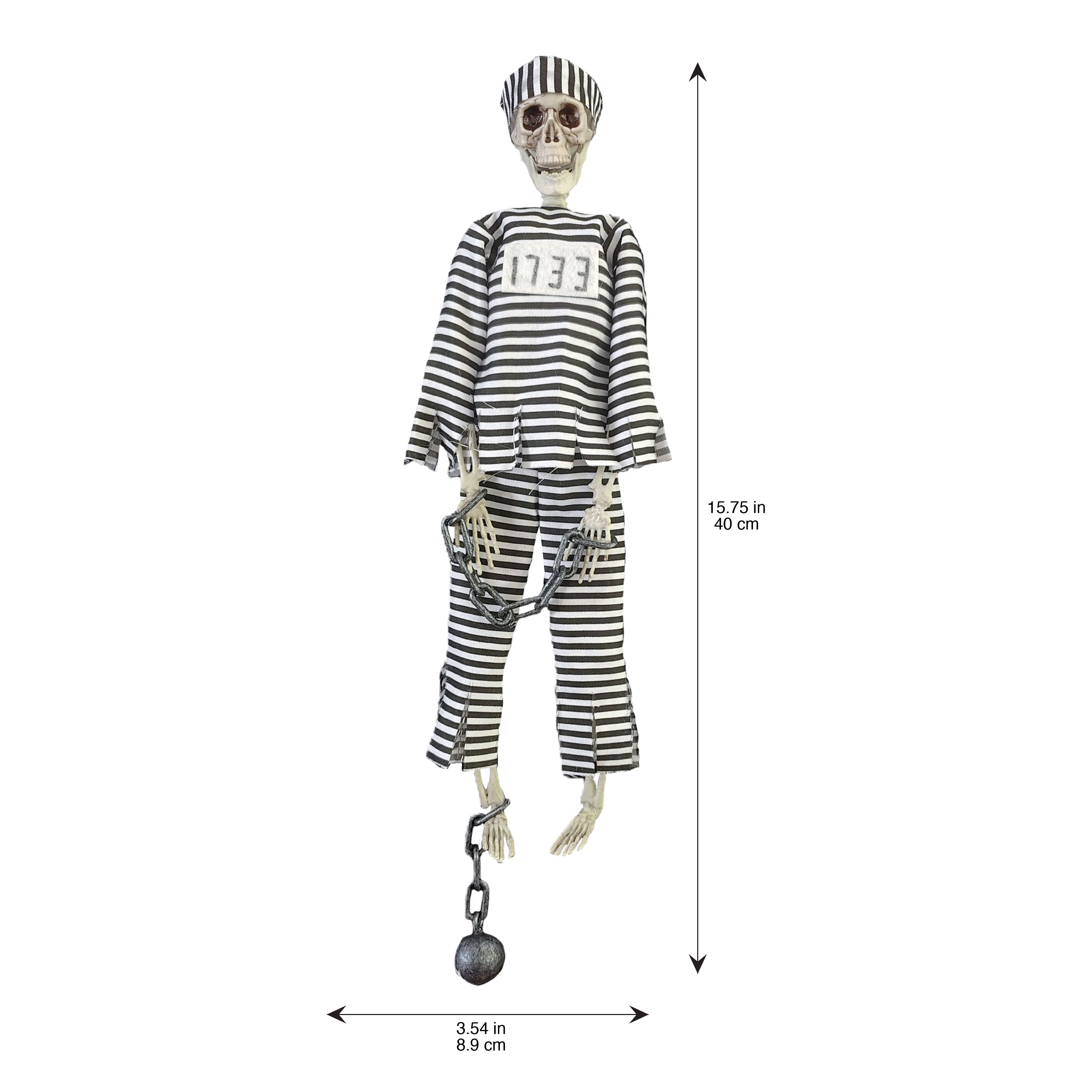 16&#x22; Hanging Convict Skeleton by Ashland&#xAE;