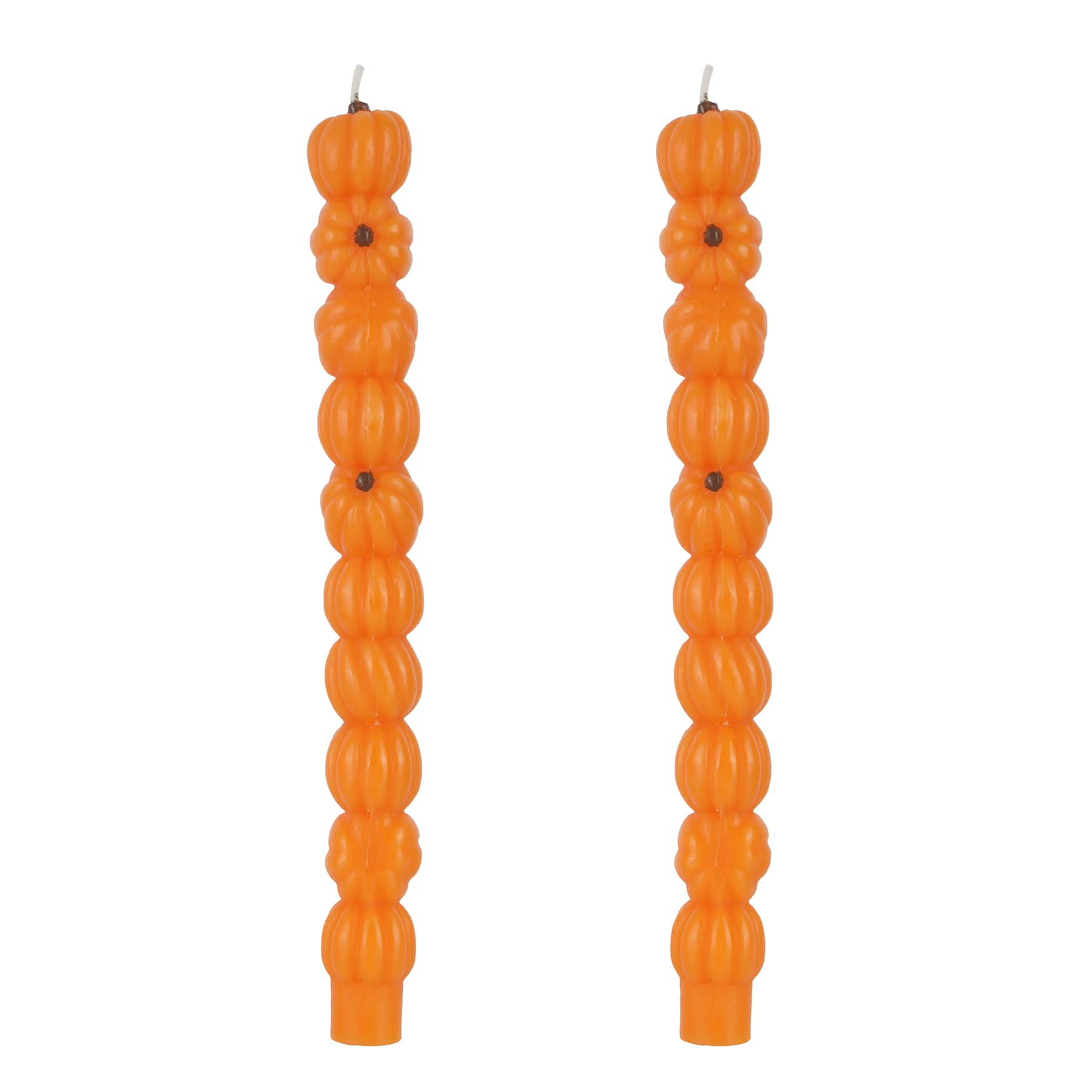 10&#x22; Pumpkin Taper Candles, 2ct. by Ashland&#xAE;