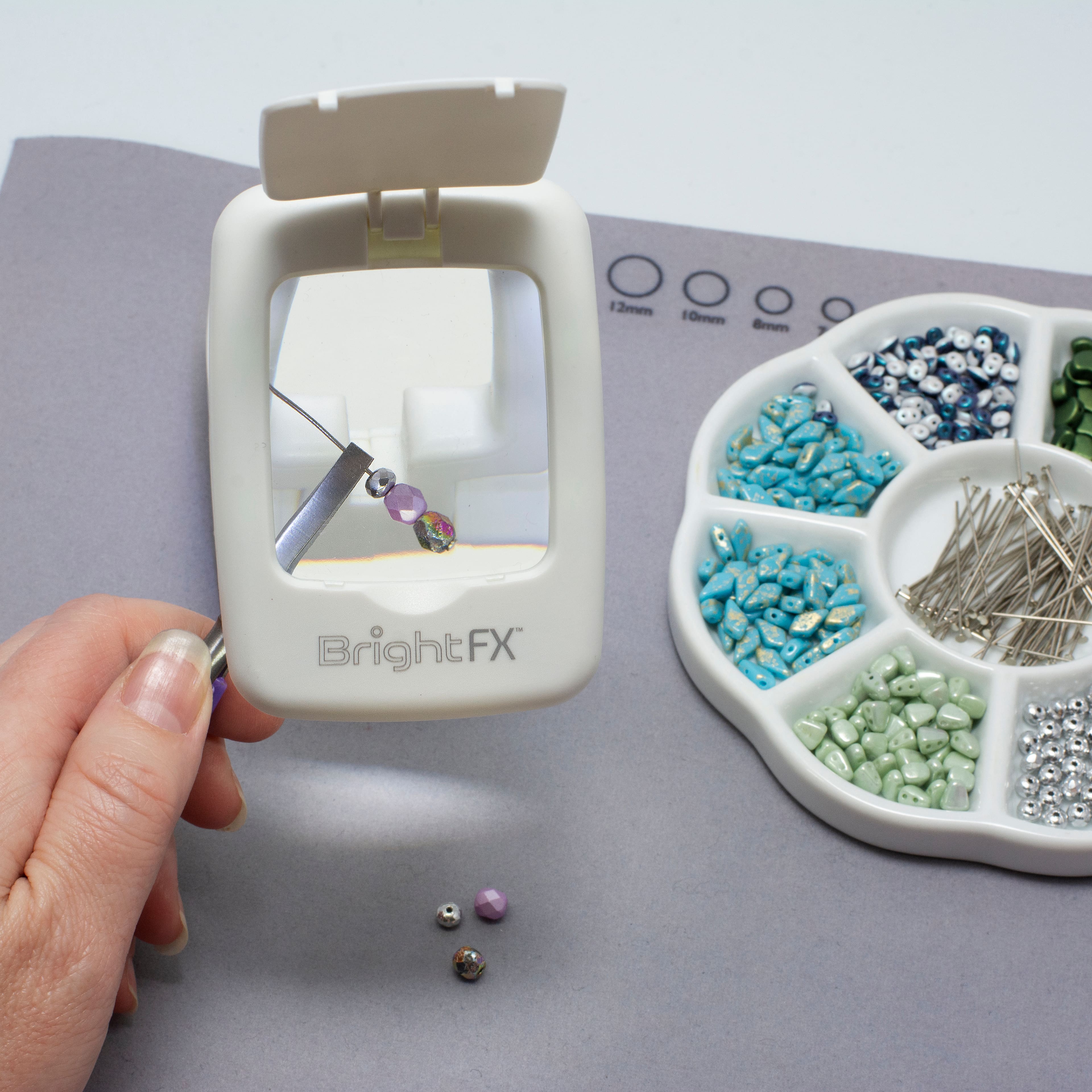 6 Pack: The Beadsmith® Bright FX™ Travel COB LED Magnifier Lamp