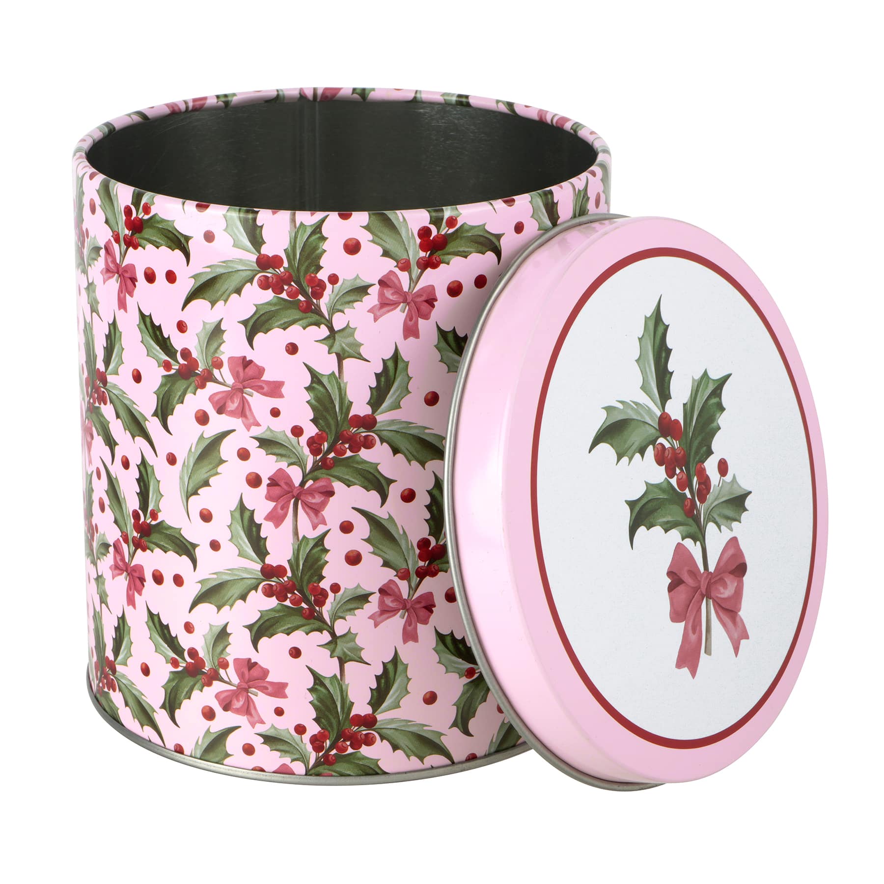 4.5" Holly Tin Canister by Makery™