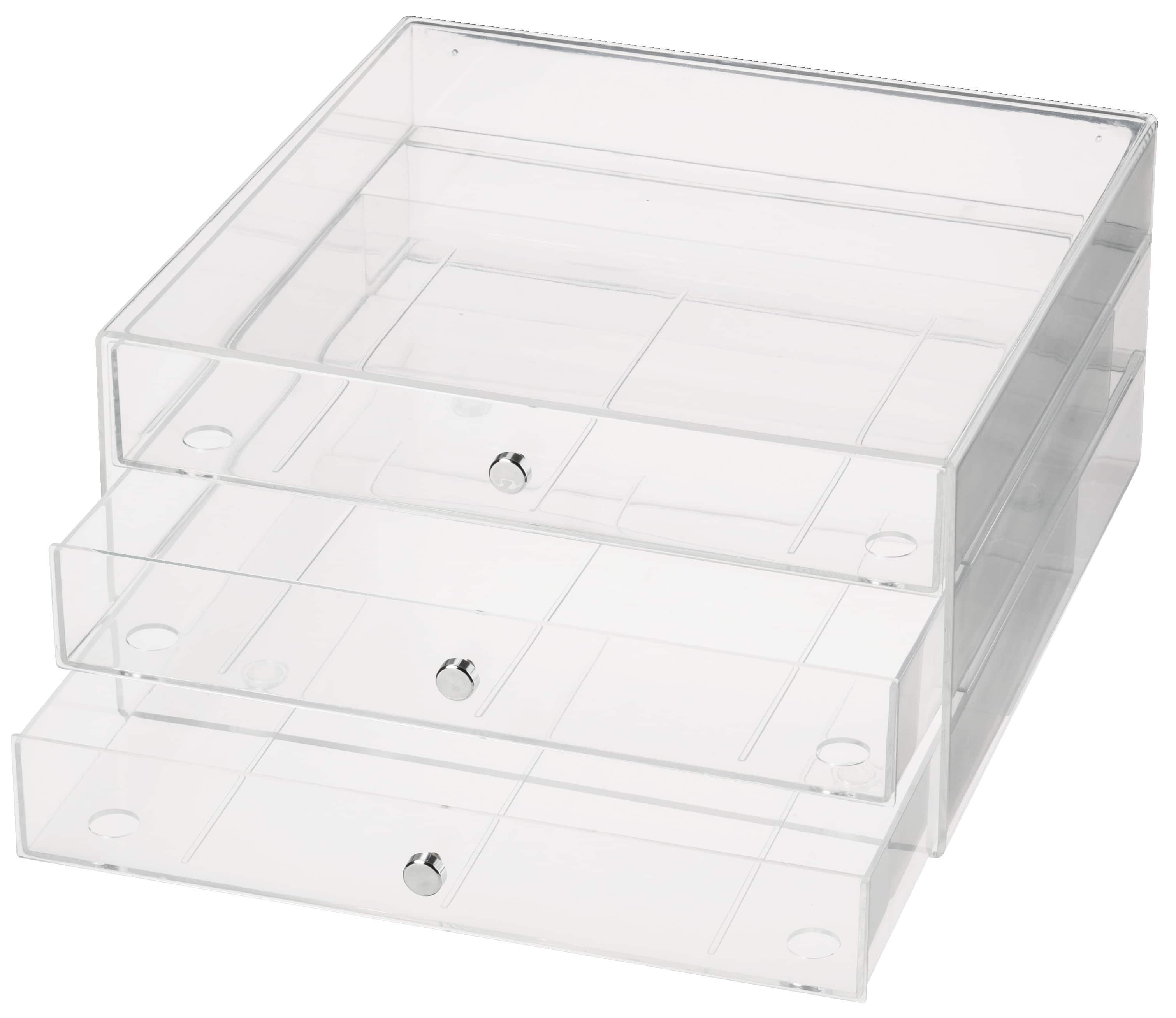 clear acrylic drawer organizers