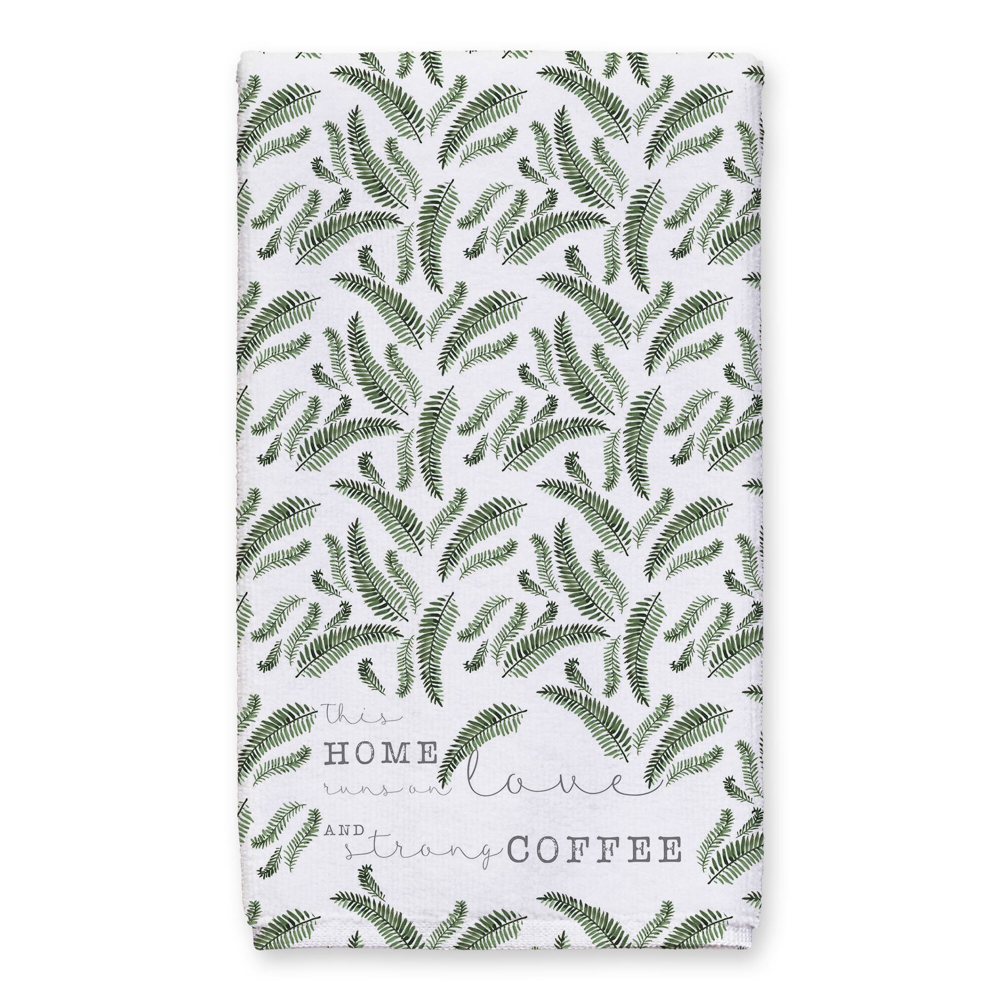 Love & Strong Coffee Tea Towel Set