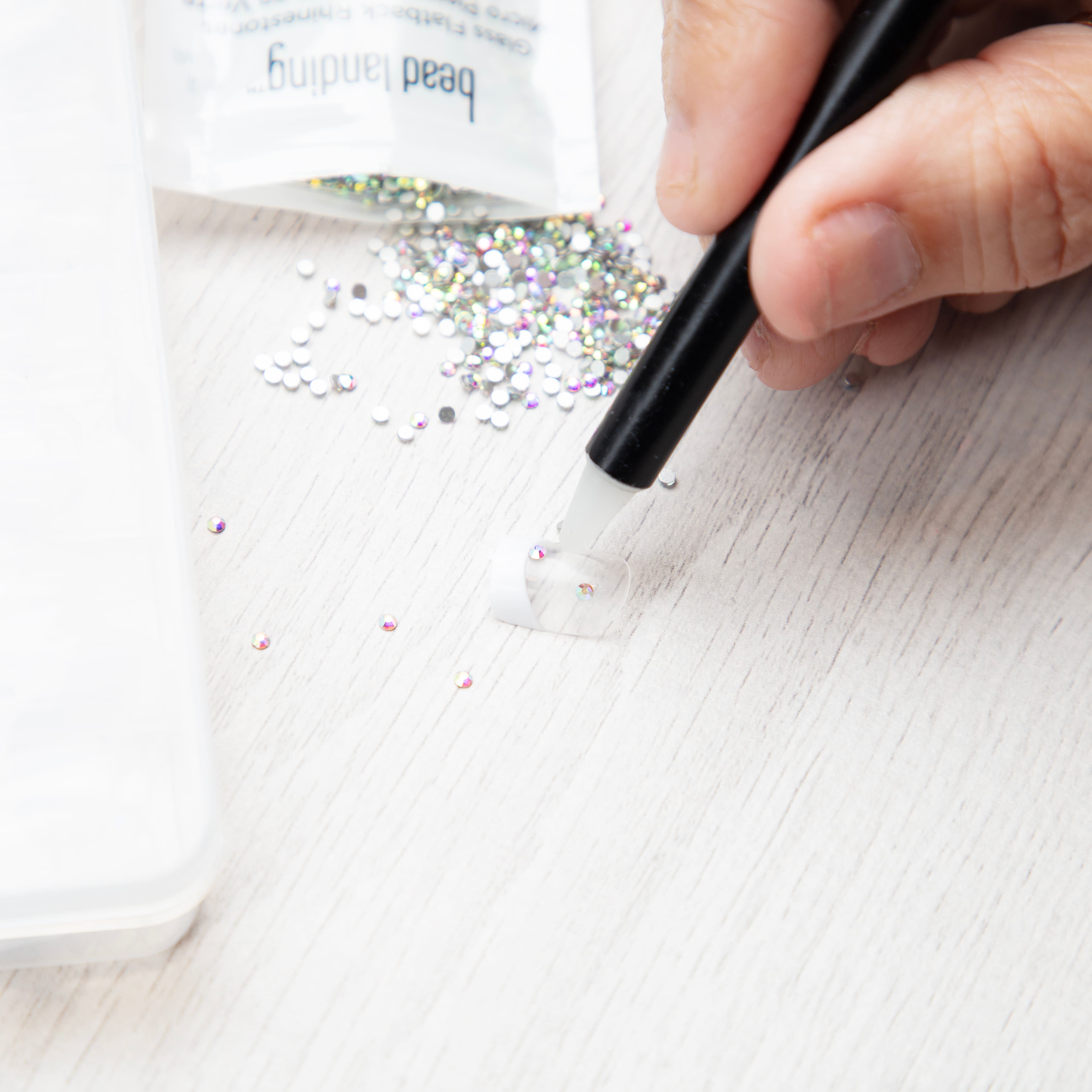 12 Pack: SS6 Glass Flatback Rhinestones by Bead Landing™