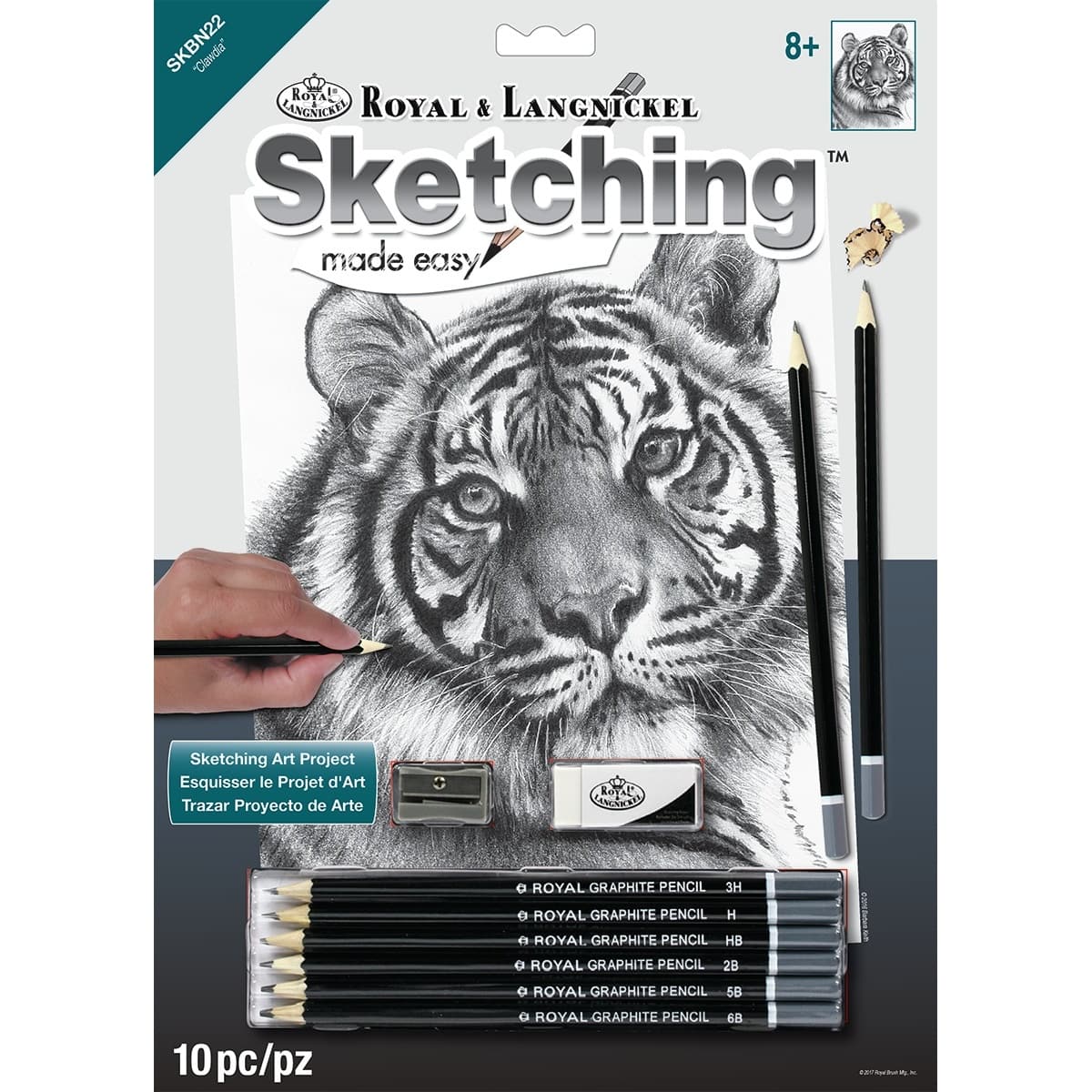 Royal &#x26; Langnickel&#xAE; Sketching Made Easy&#x2122; Clawdia Kit