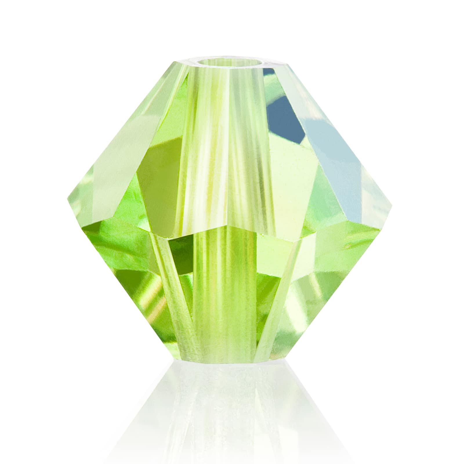 John Bead PRECIOSA 6mm Czech Crystal Bicone Beads, 36ct.