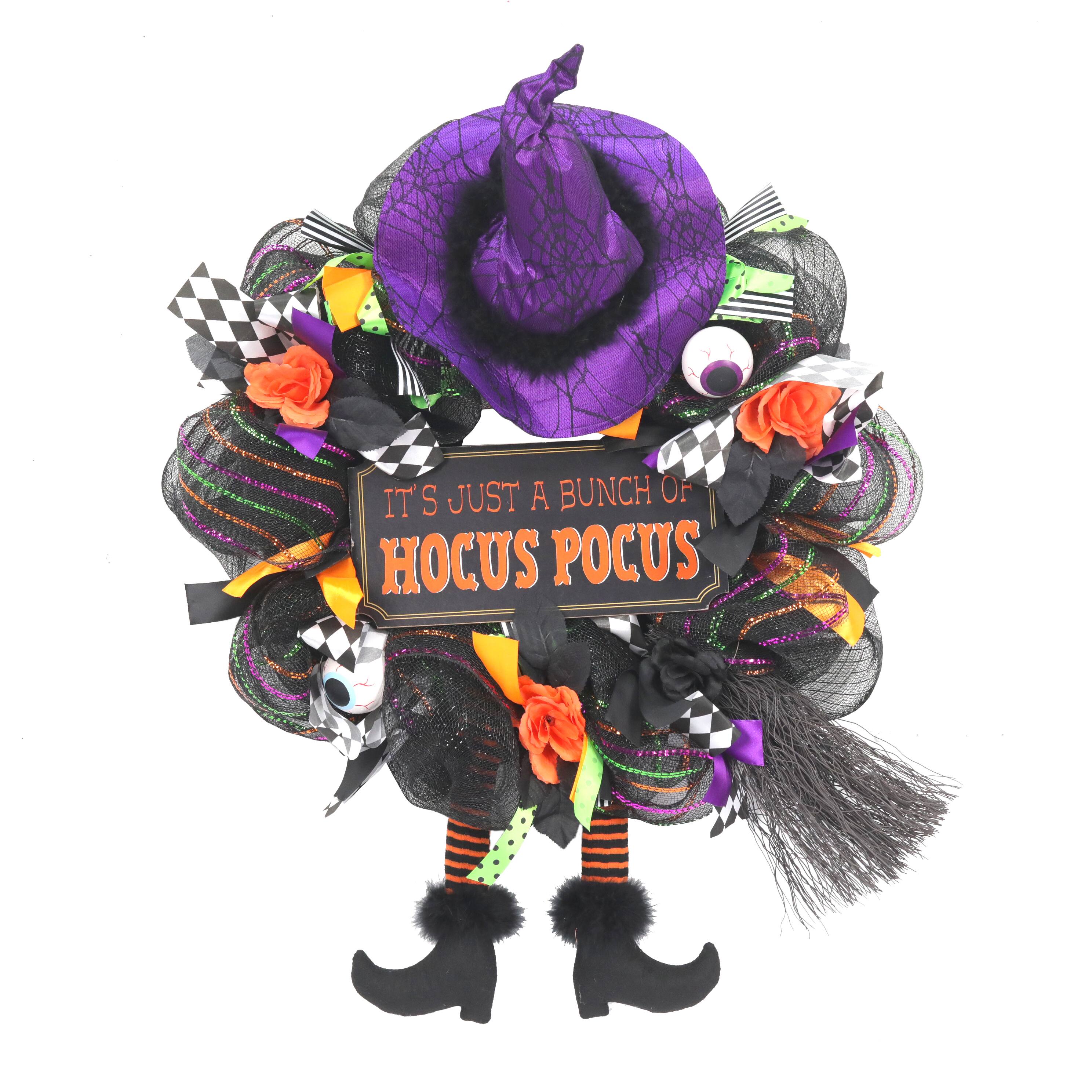 Halloween Wreath popular Hocus Pocus