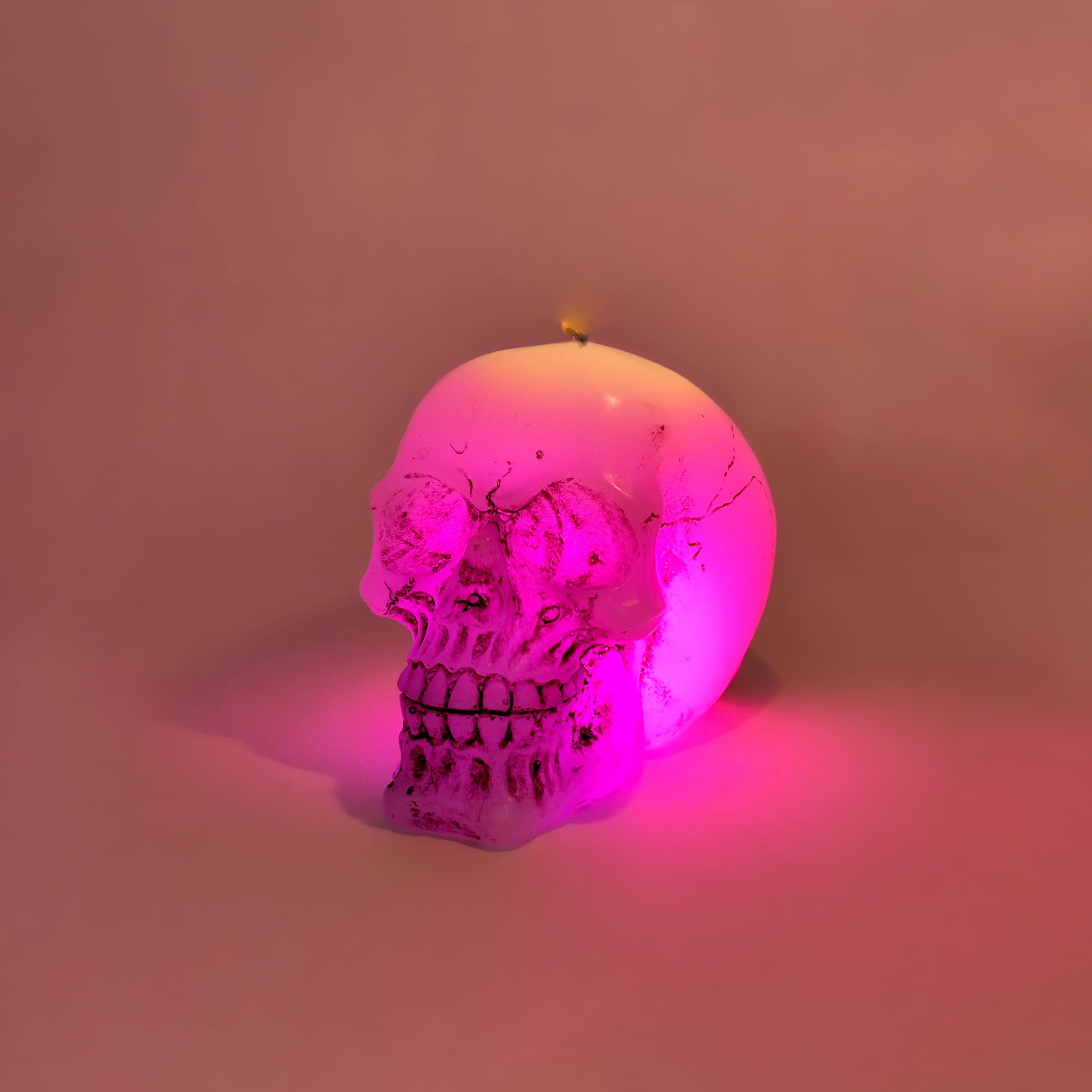 5.5&#x22; Color Changing Skull Candle by Ashland&#xAE;