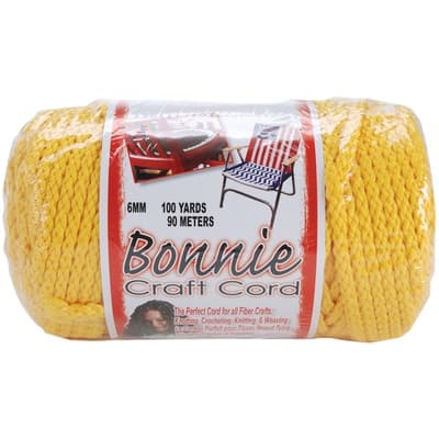 Pepperell Bonnie Macrame Craft Cord 6mmX100yd (Gold)