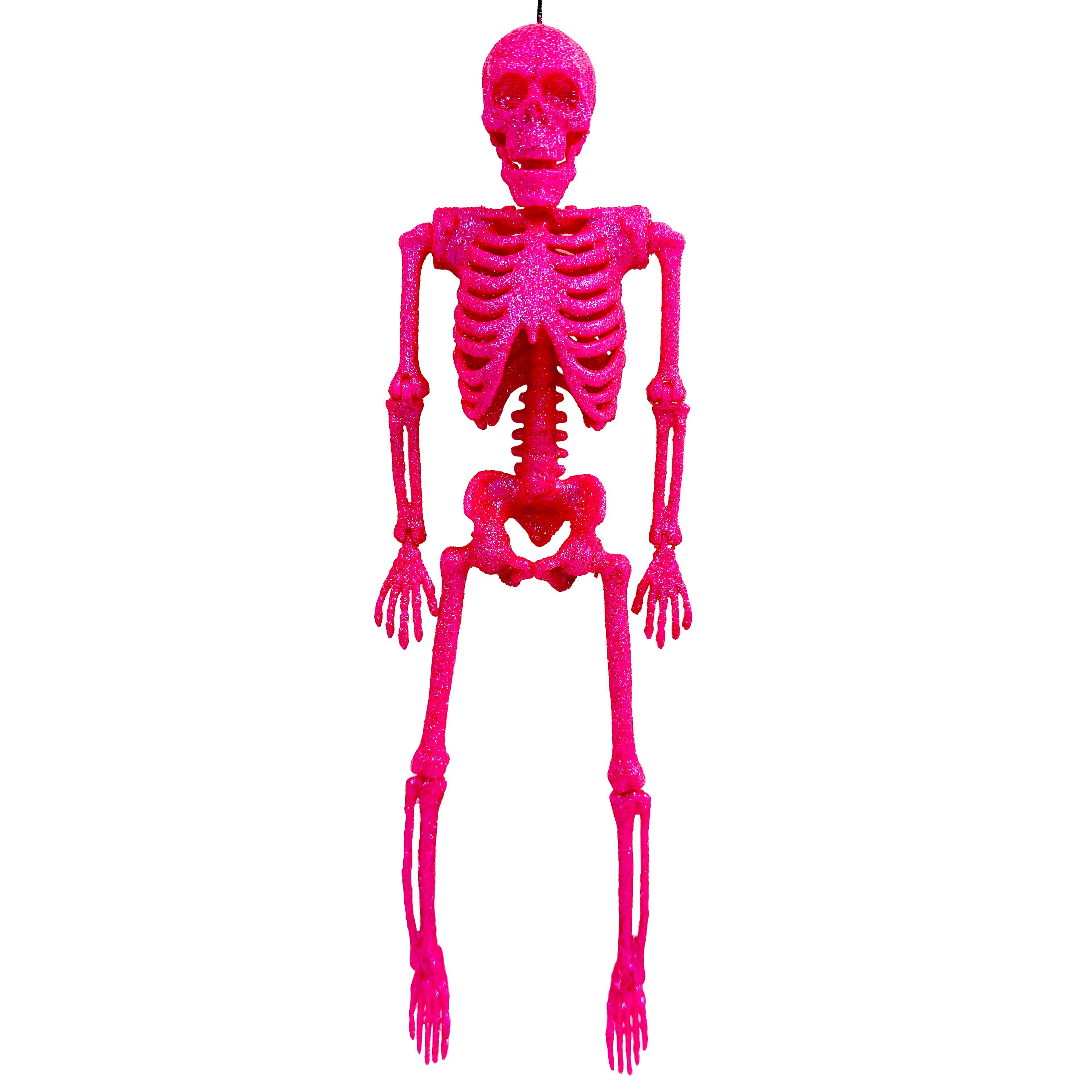 8" Hot Pink Glitter Skeleton by Ashland®