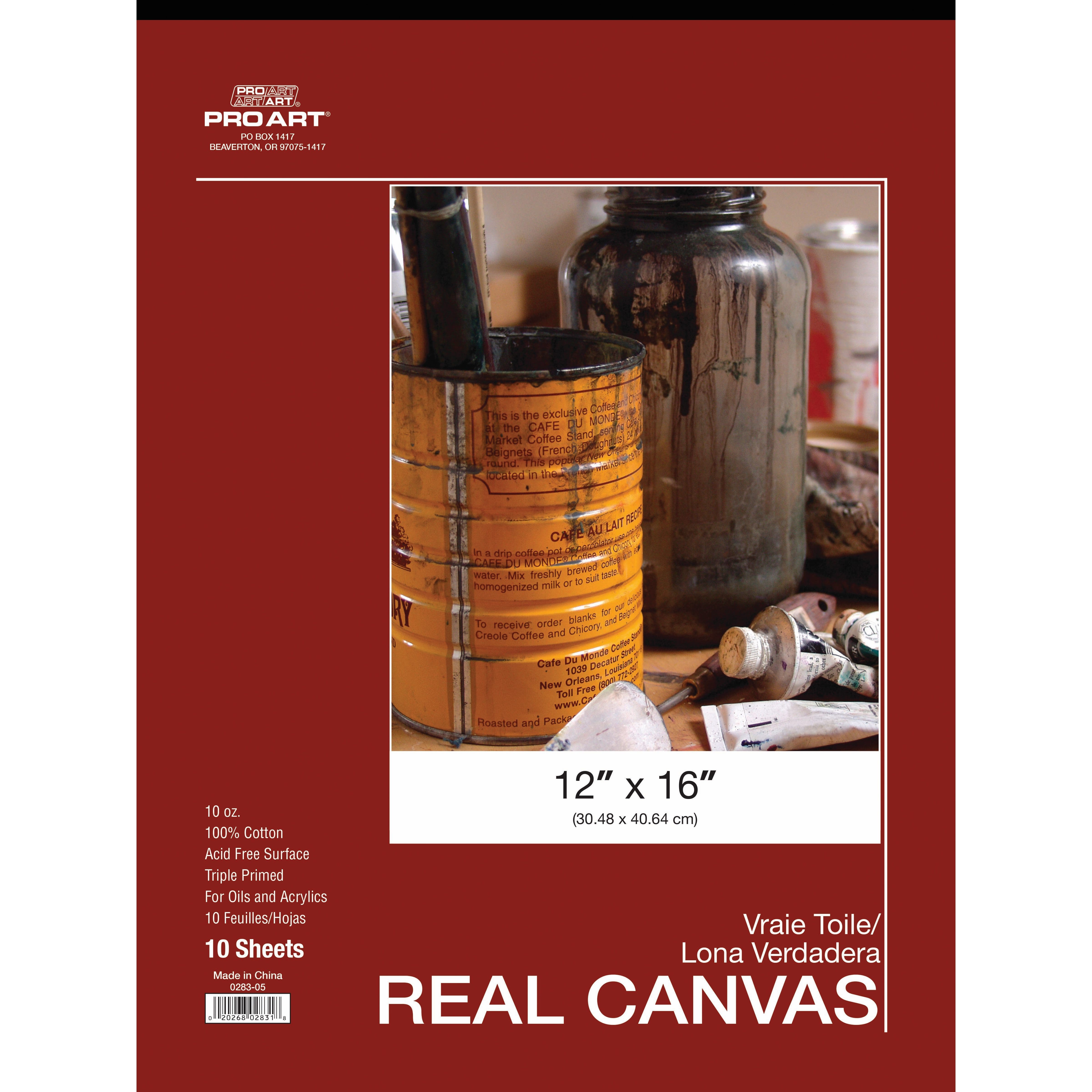Pro Art&#xAE; Real Canvas Painting Pad