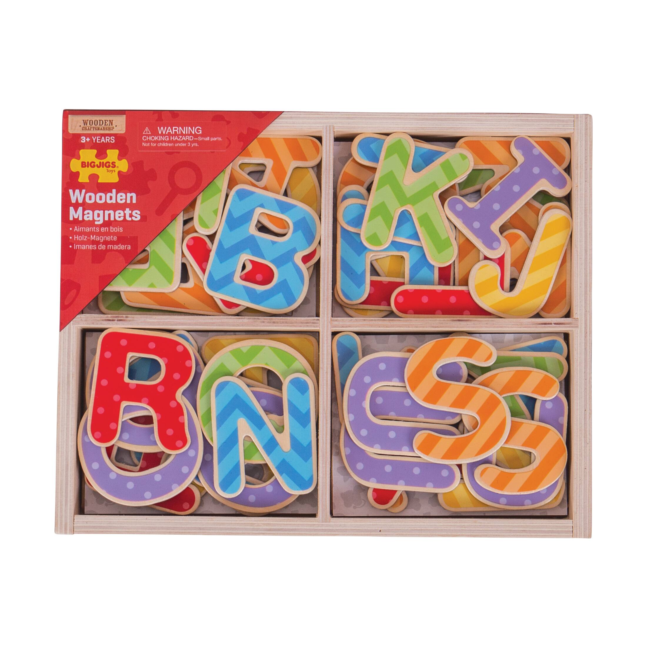 Bigjigs® Uppercase Letters Wooden Magnets